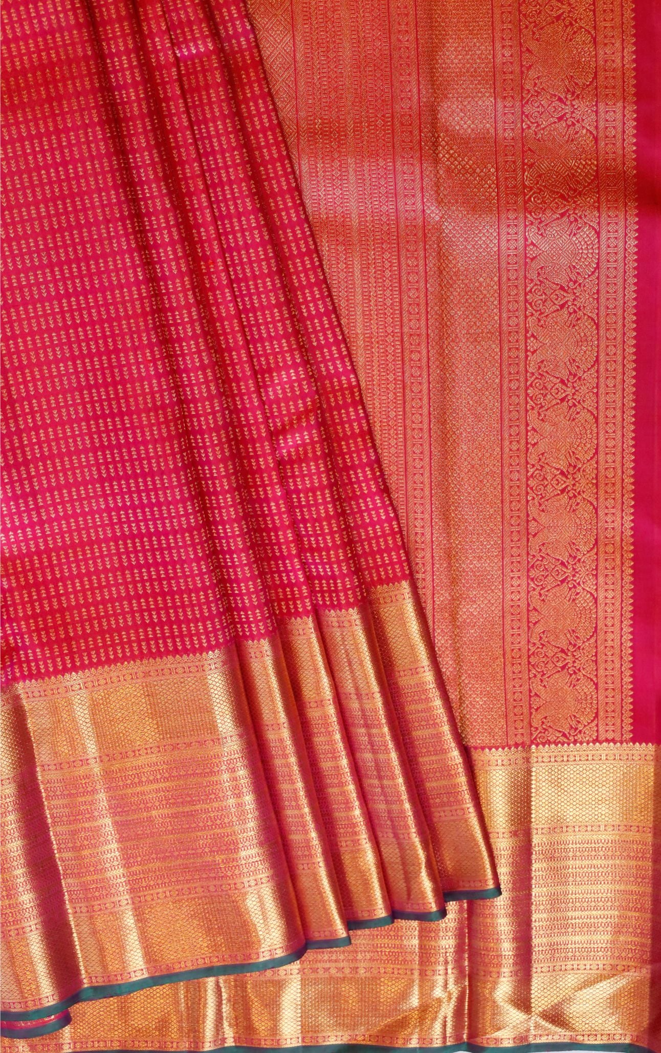 Hima Pink Kanchi Saree