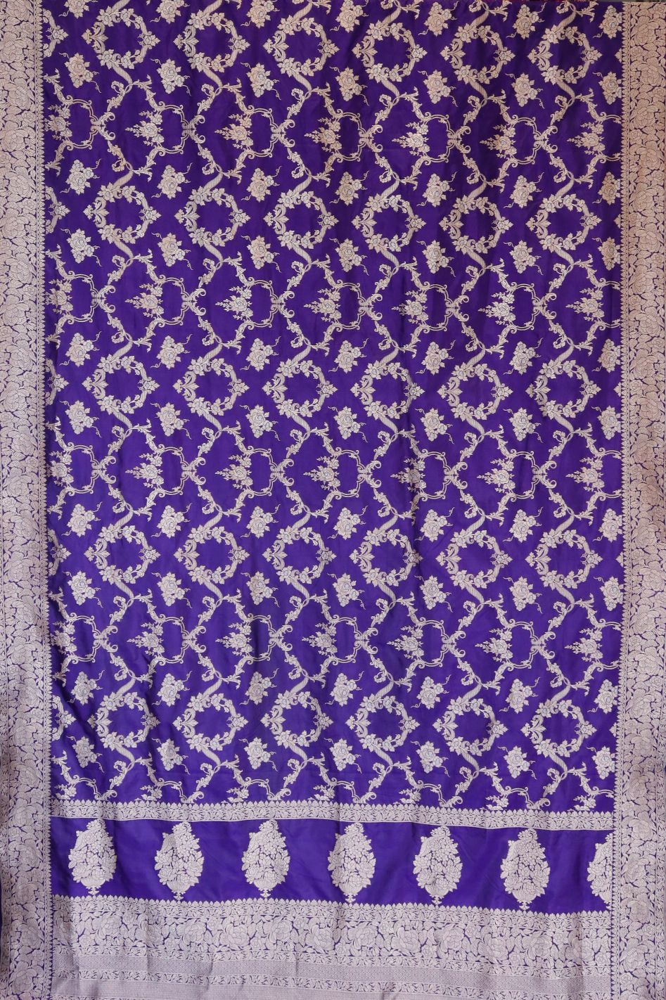 Vismaya Purple Banaras Saree