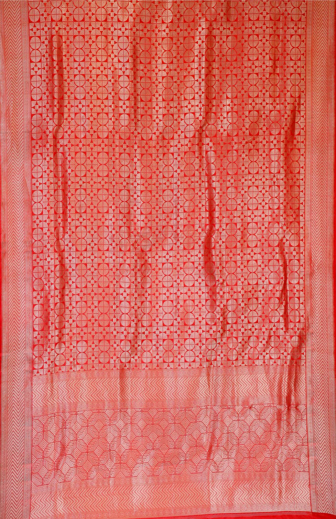 Rati Red Banaras saree