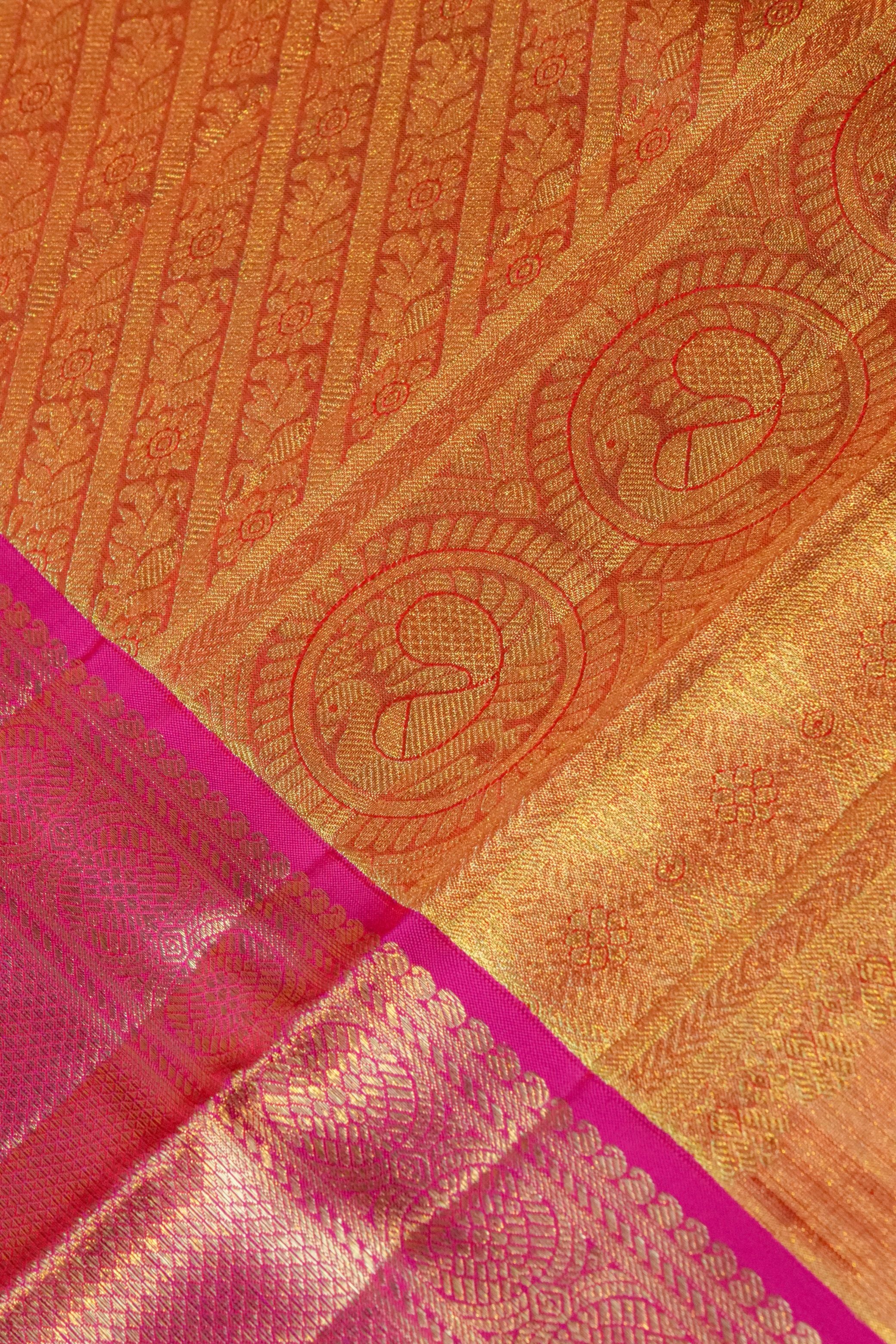 Vibhavam Gold Tissue Kanchi Saree