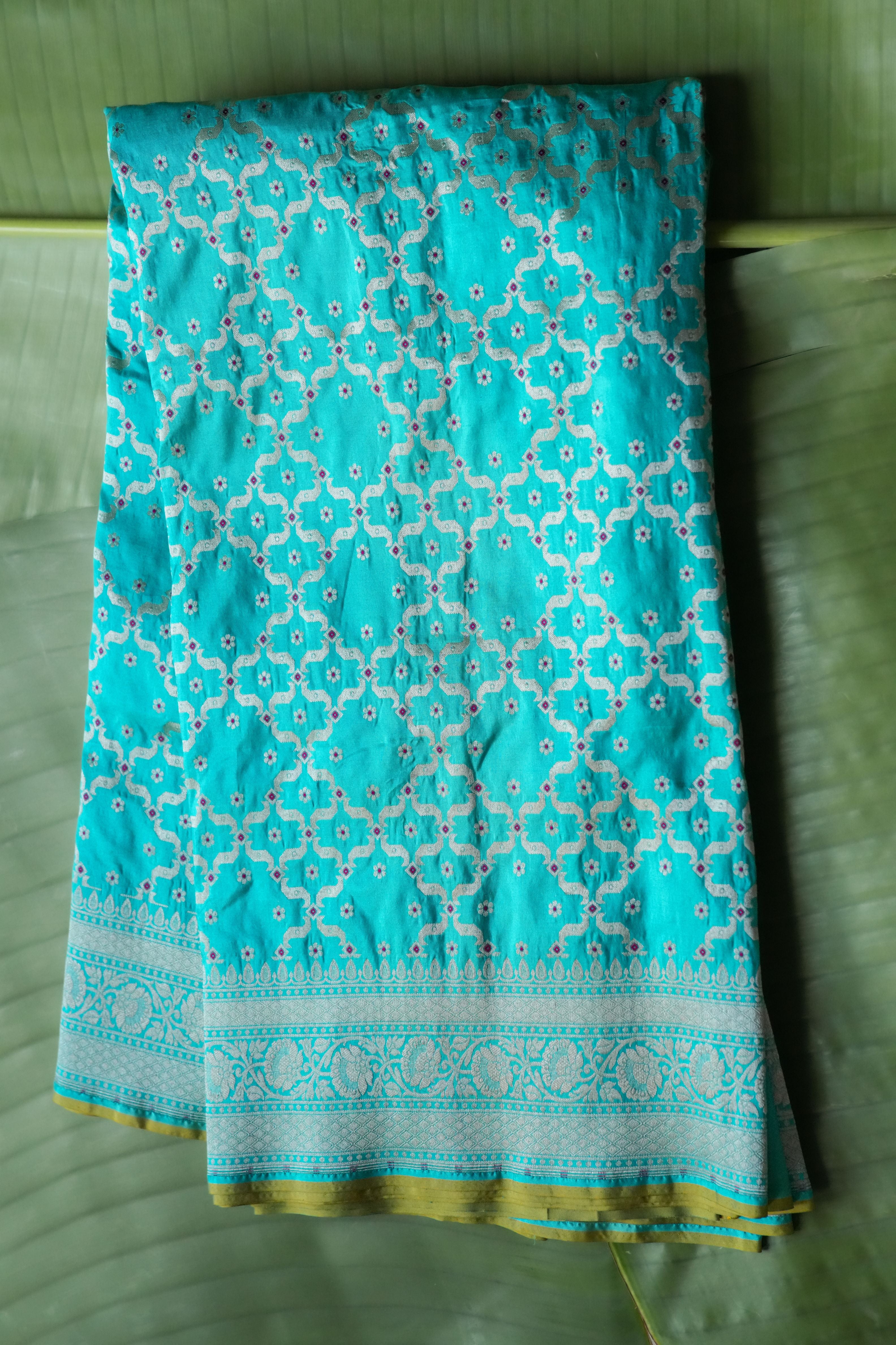 Nila Blue Banaras Saree