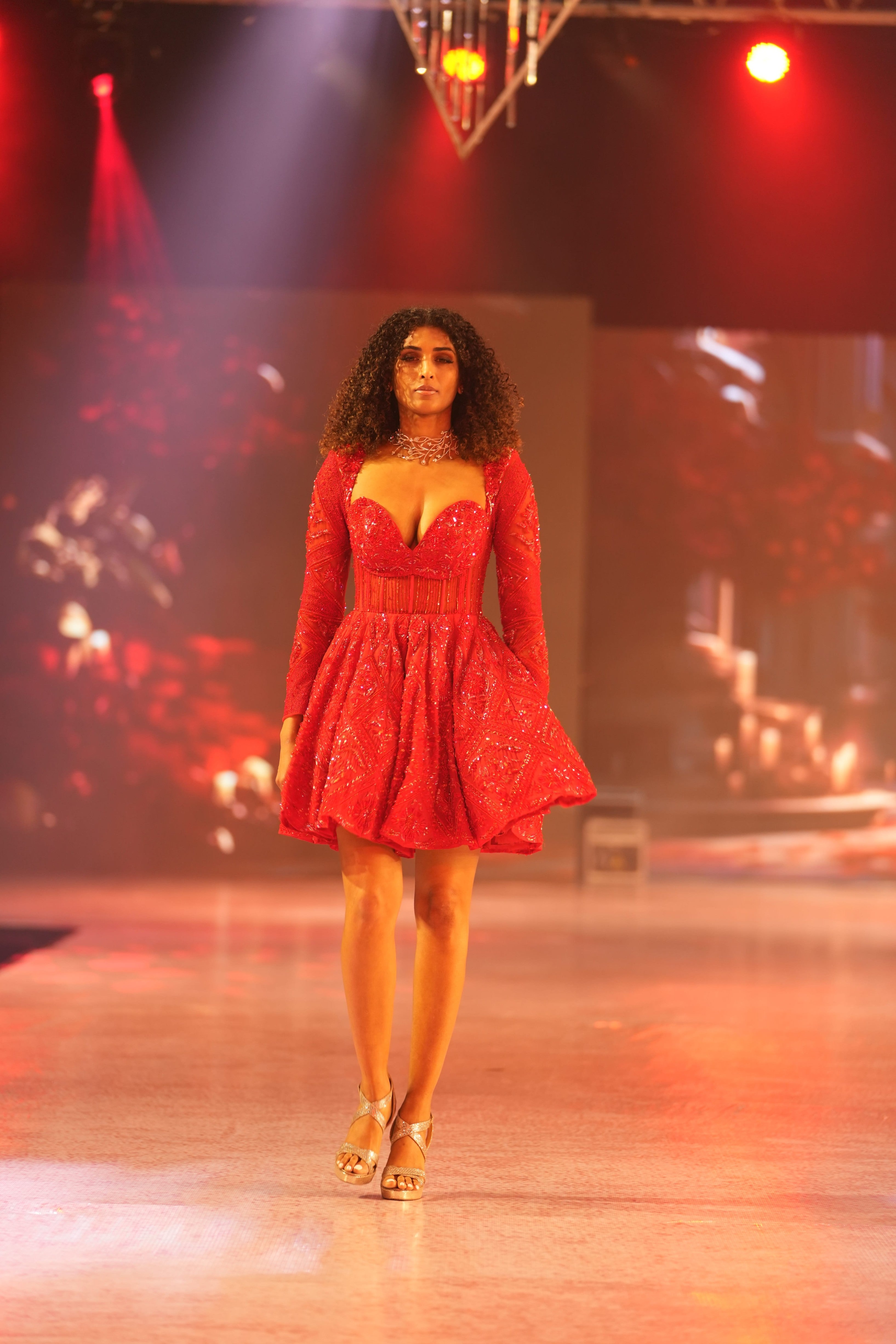 Adhira Scarlet Frock