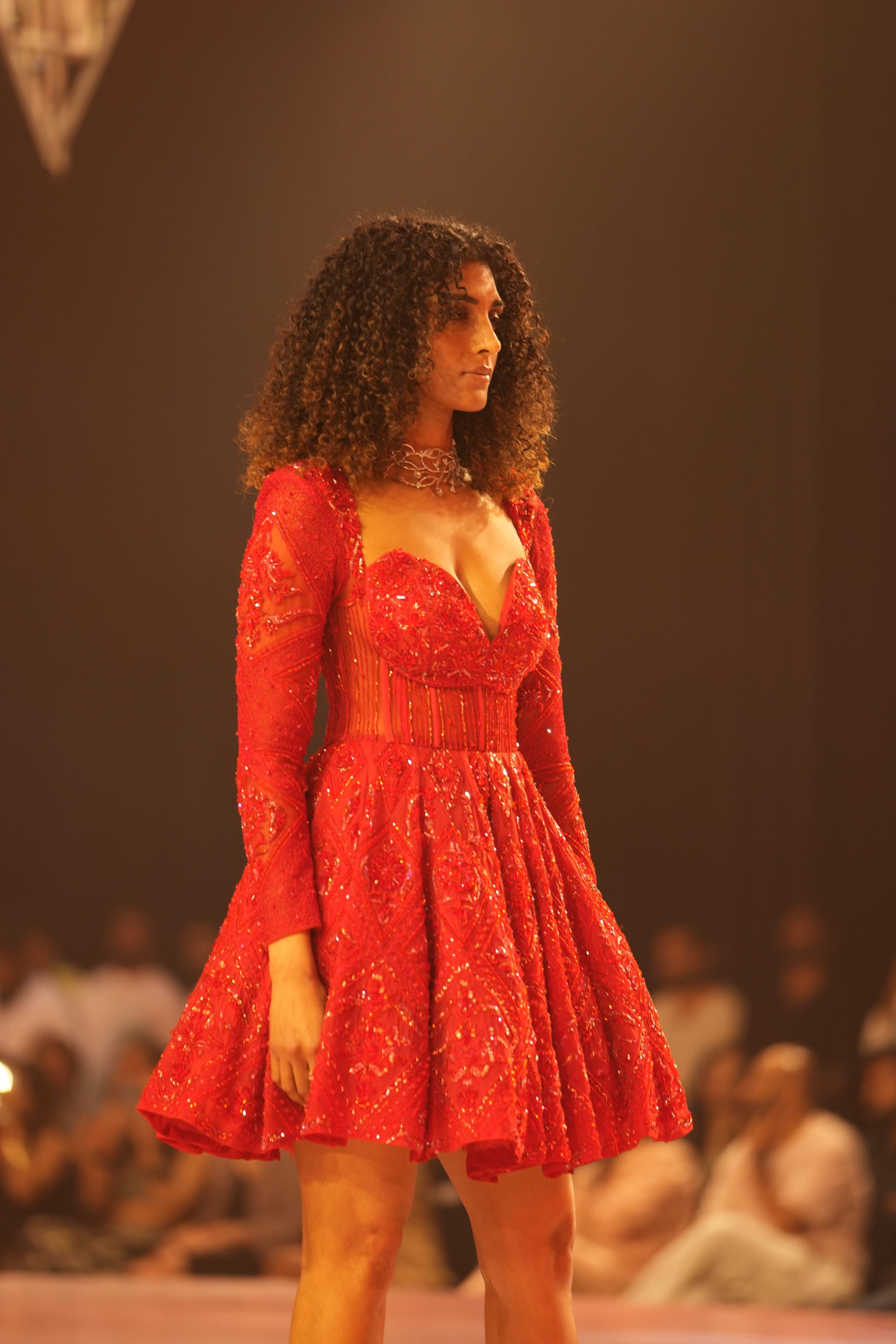 Adhira Scarlet Frock