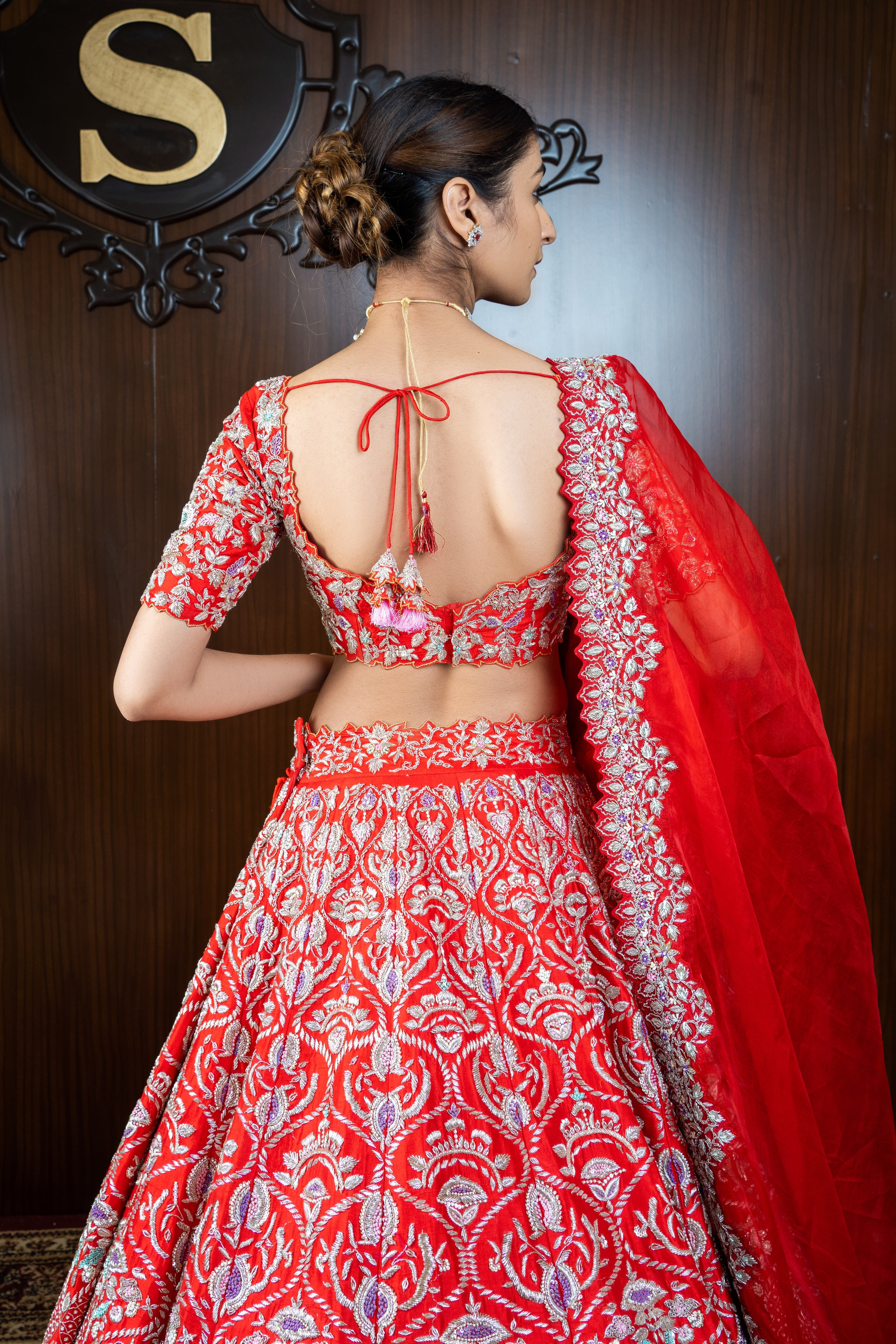 Bold Blossoms Lehenga Set