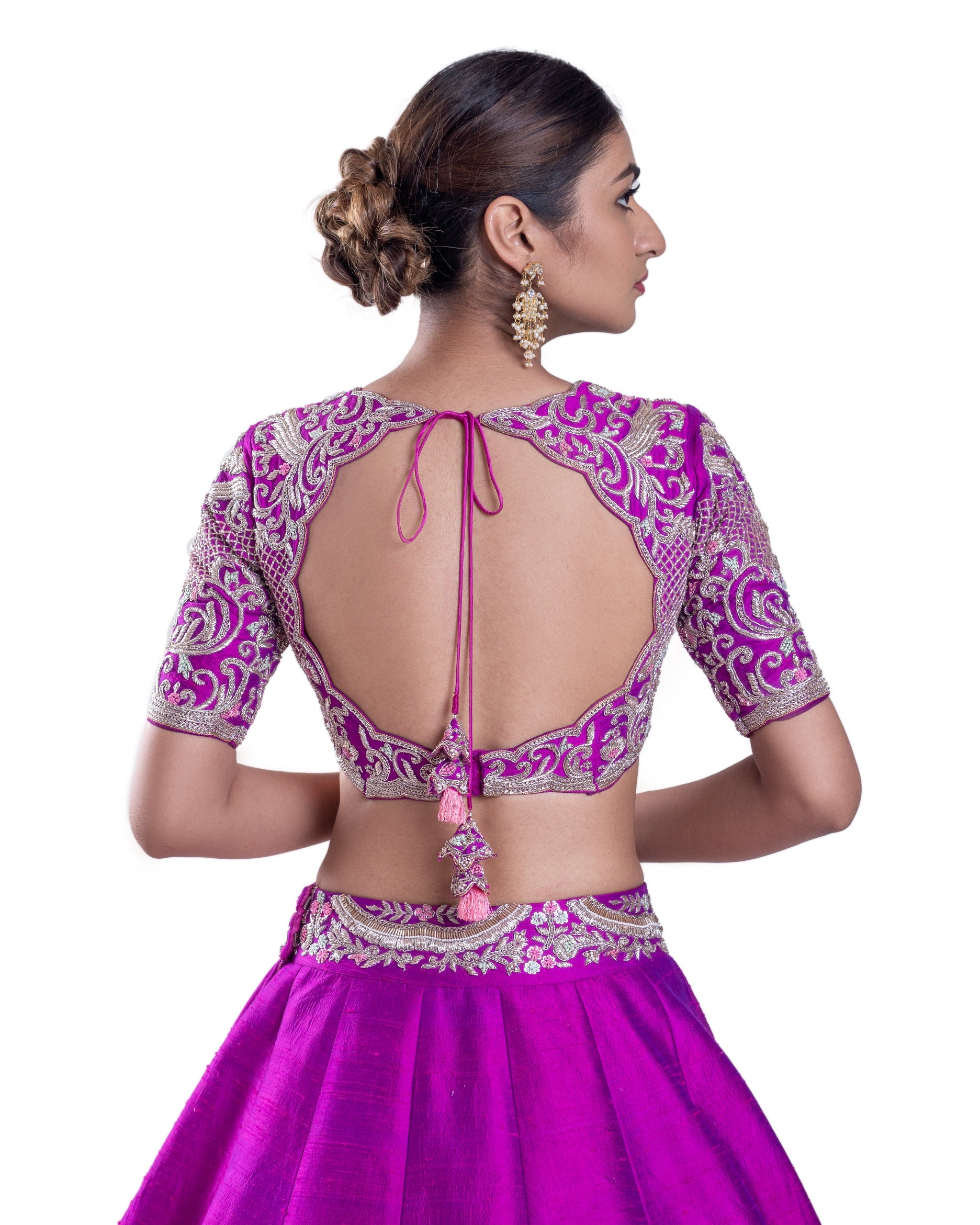 Prismatic Lehenga Set