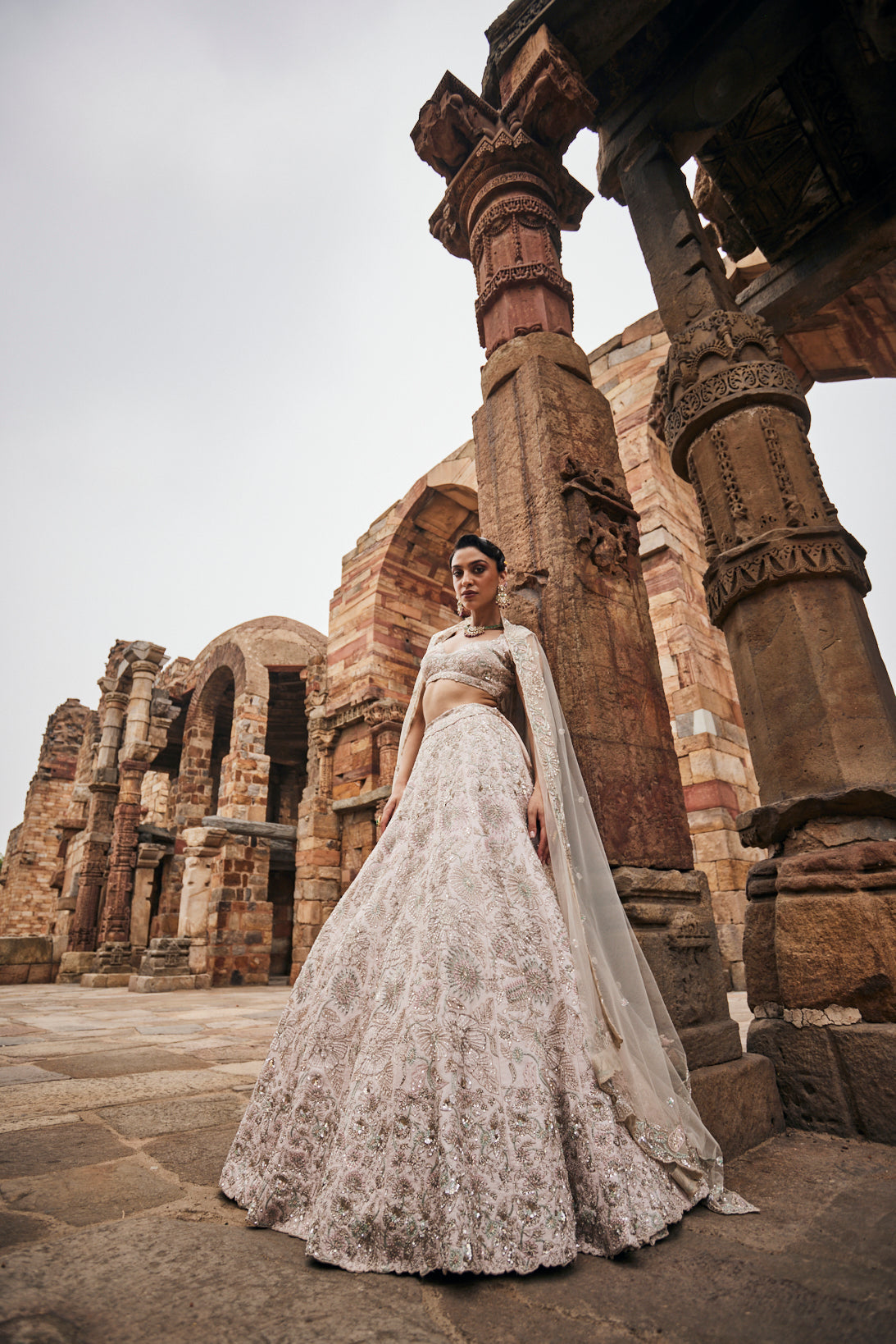 Frost Bridal lehenga set