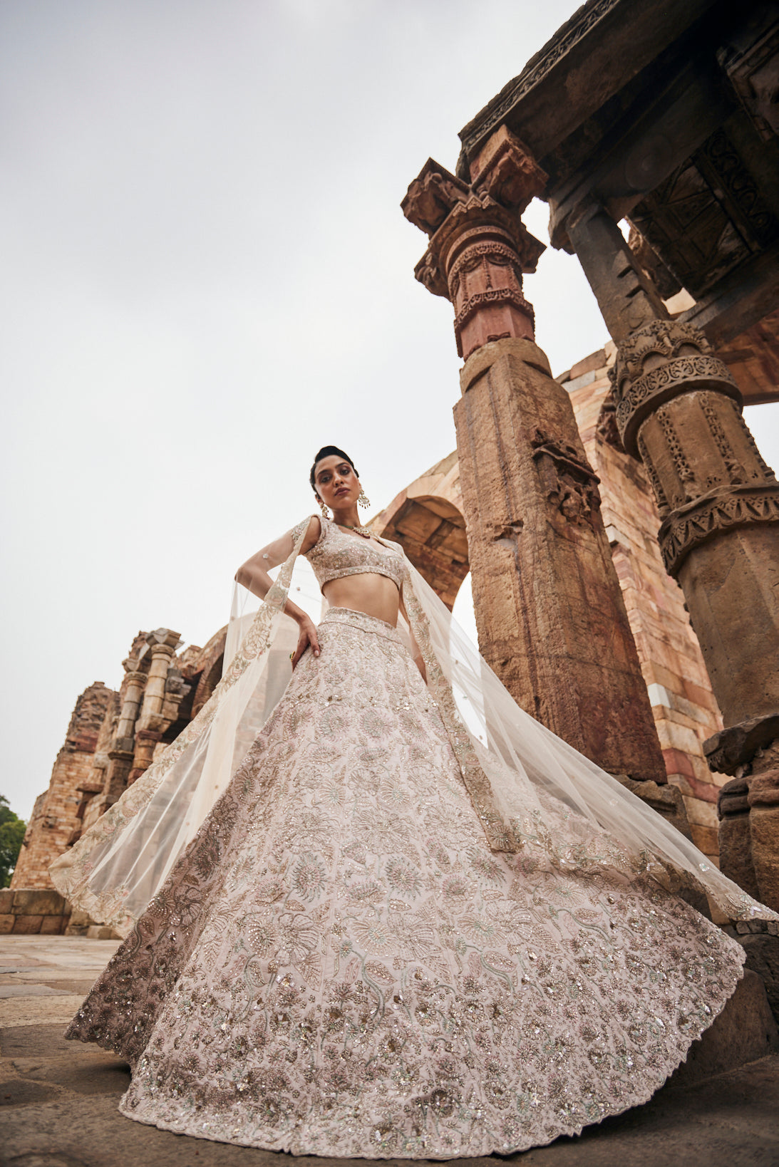 Frost Bridal lehenga set