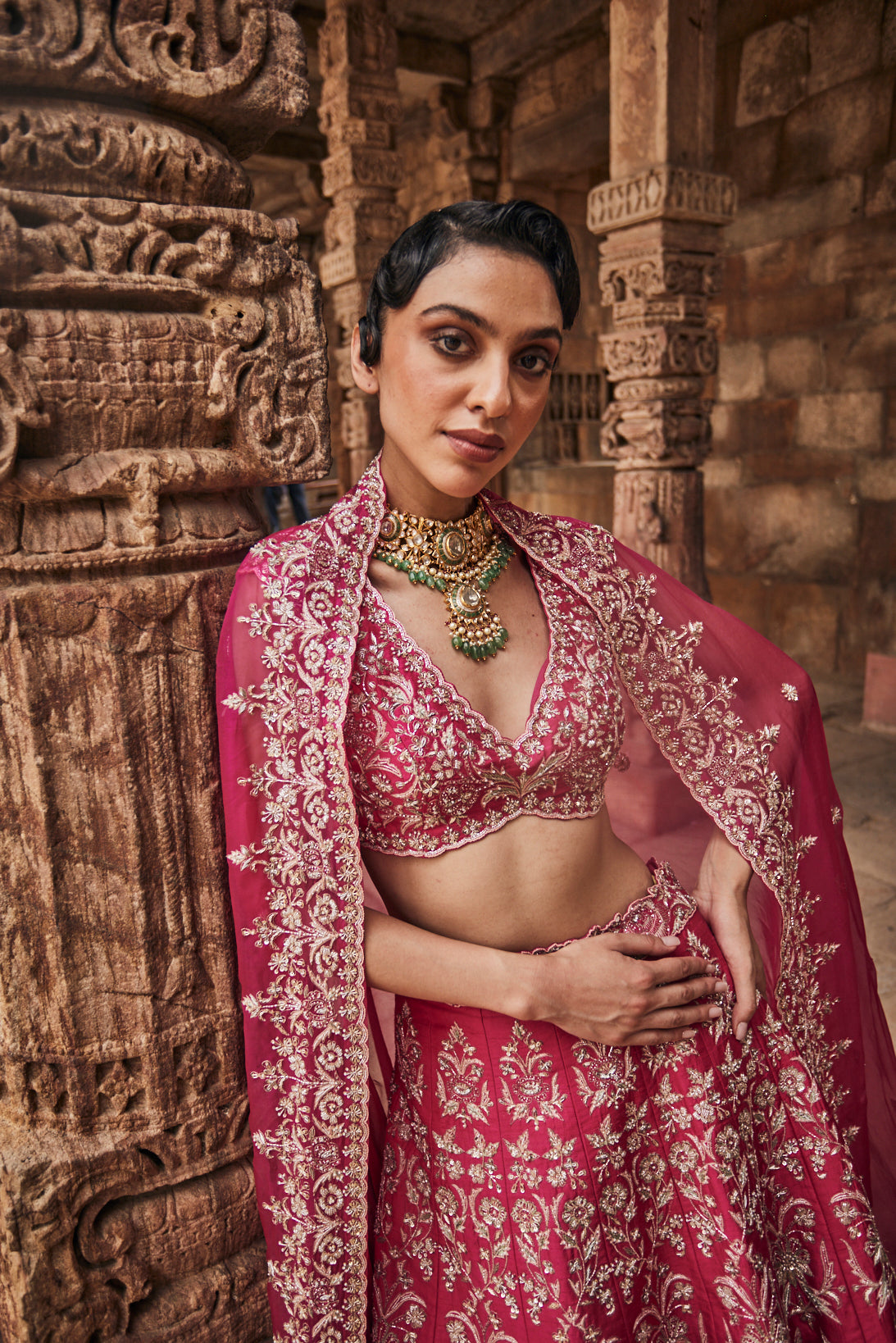 Cherubic bridal lehenga set