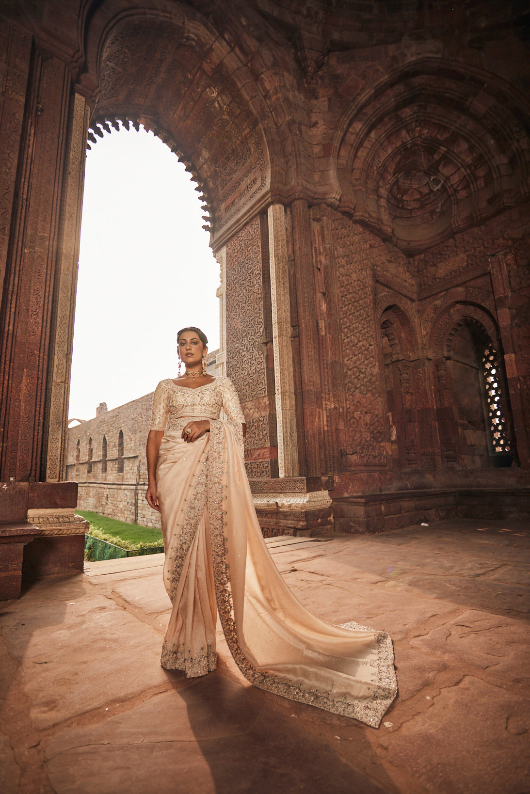 Alban designer saree set