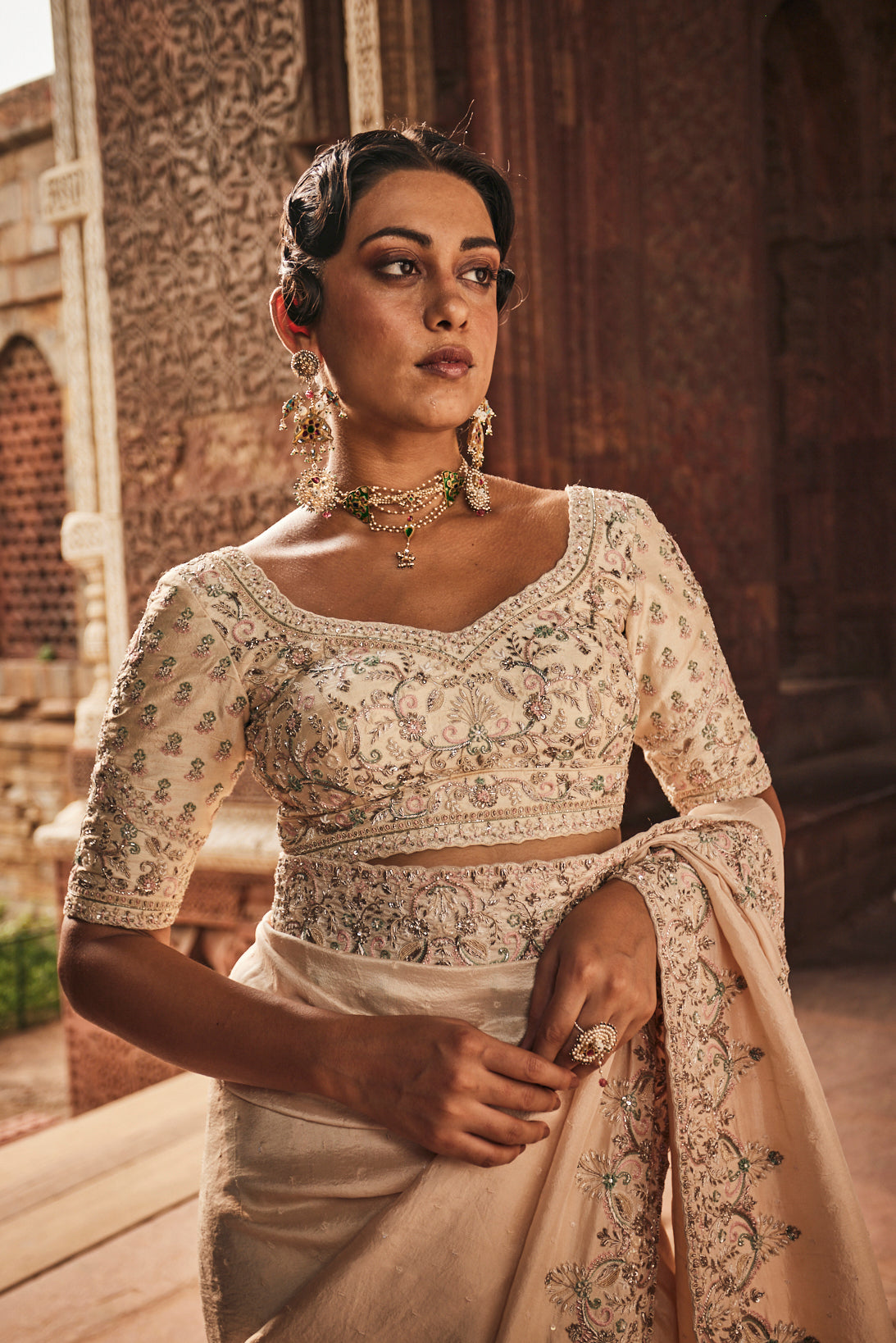 Alban designer saree set