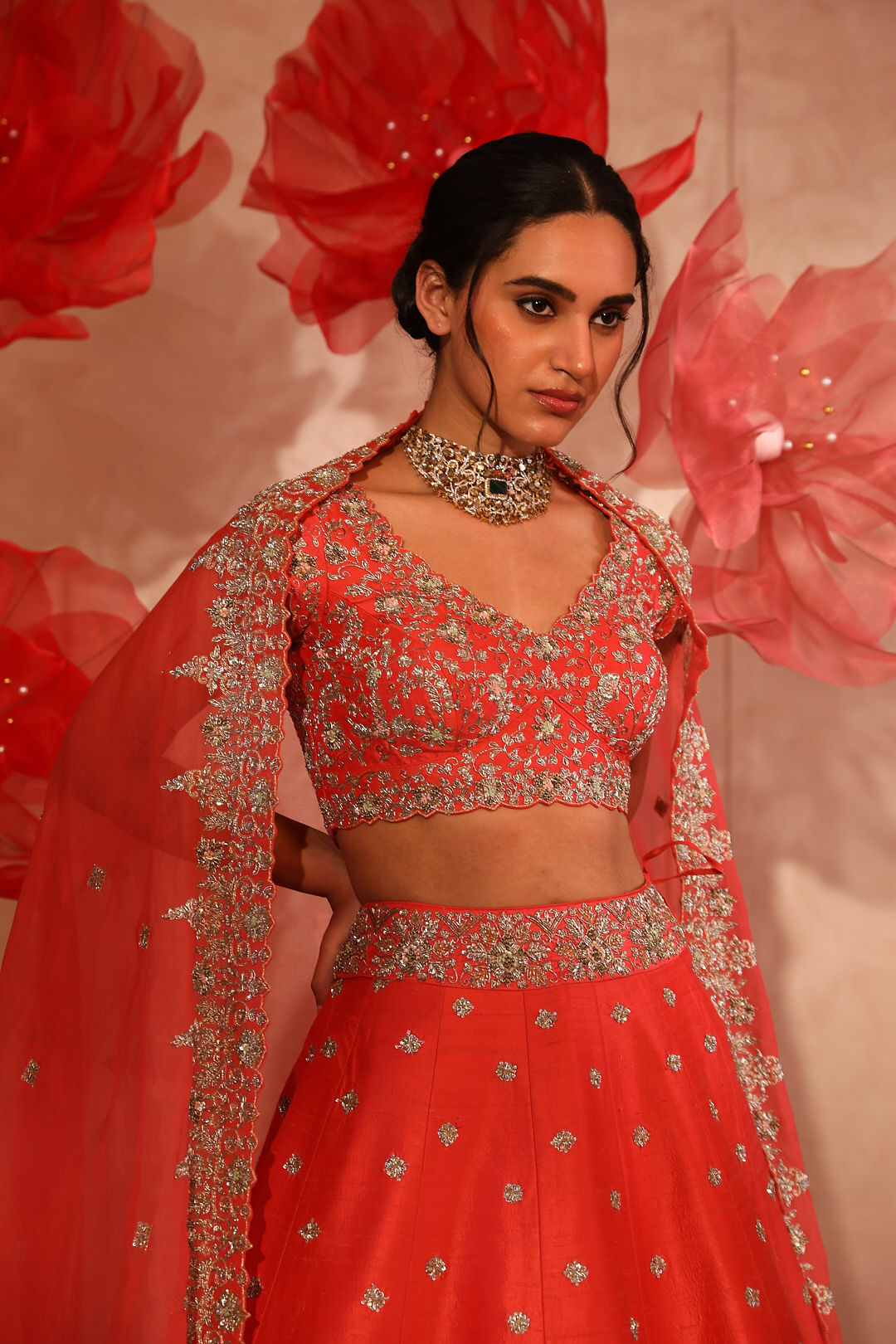 Orange Lehenga