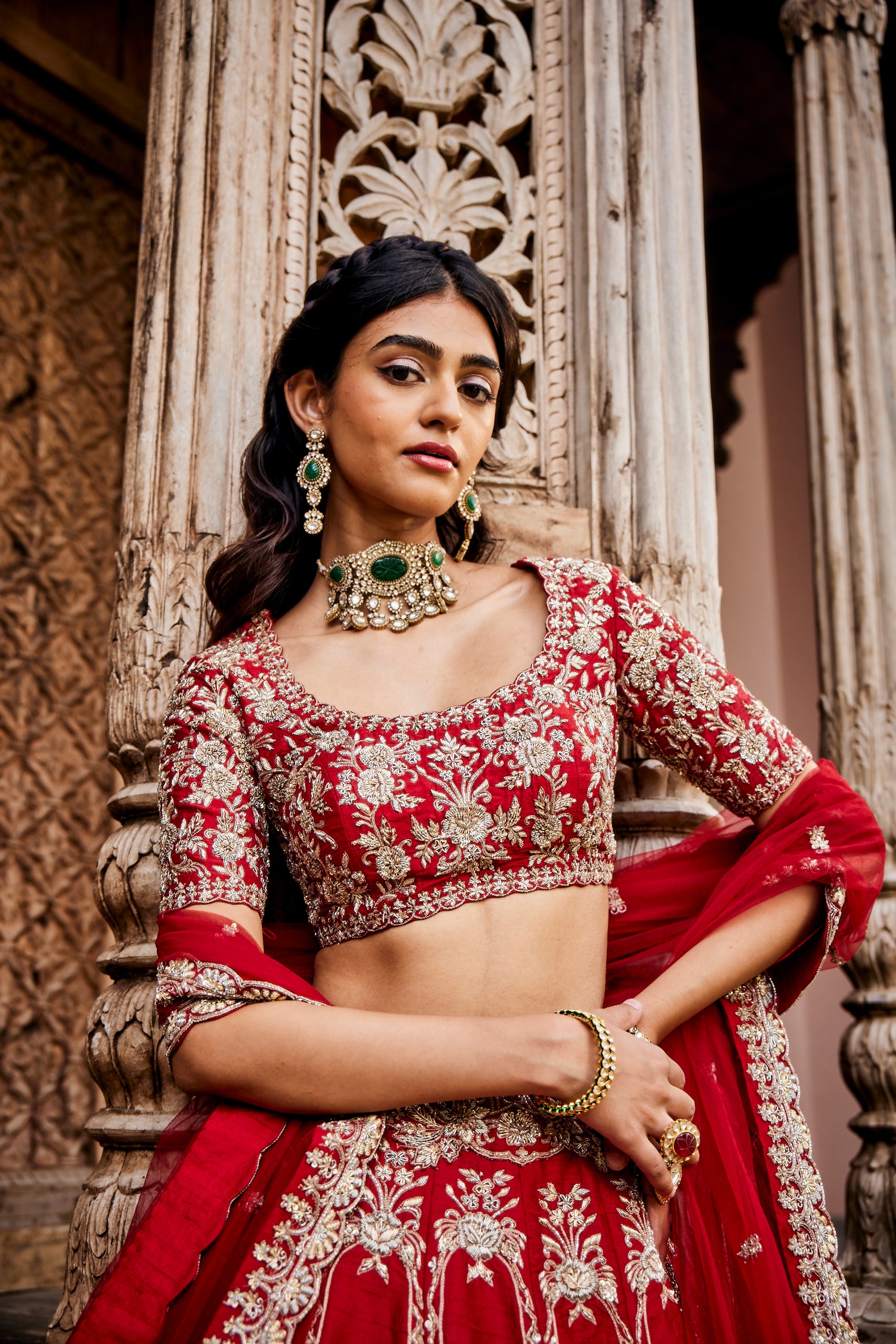 Gaia Lehenga Set