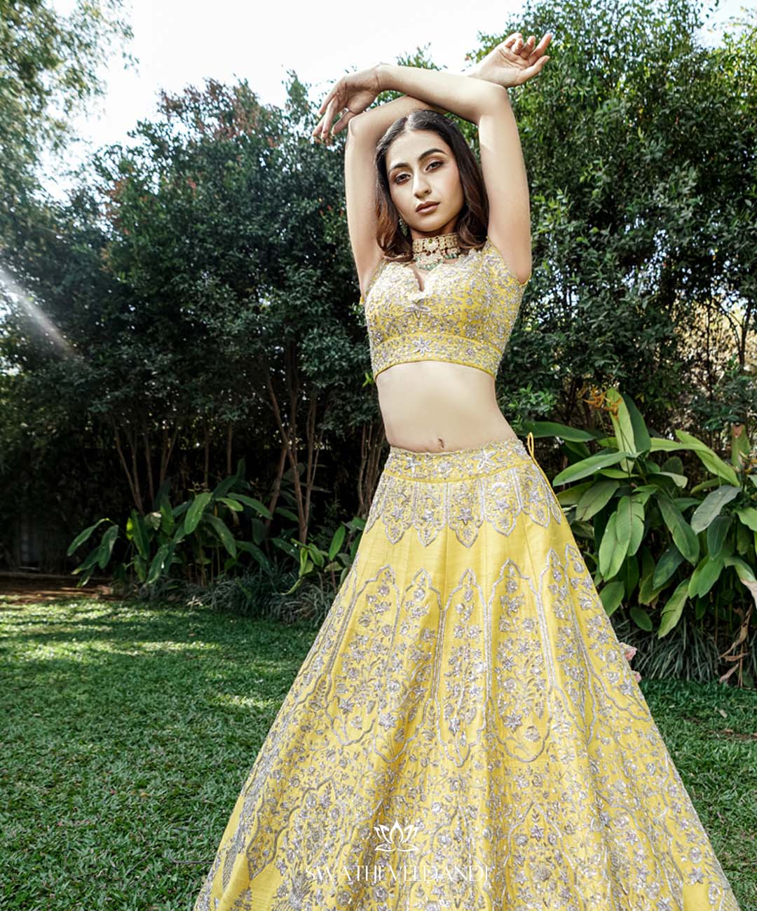 Inayat Yellow Lehenga set