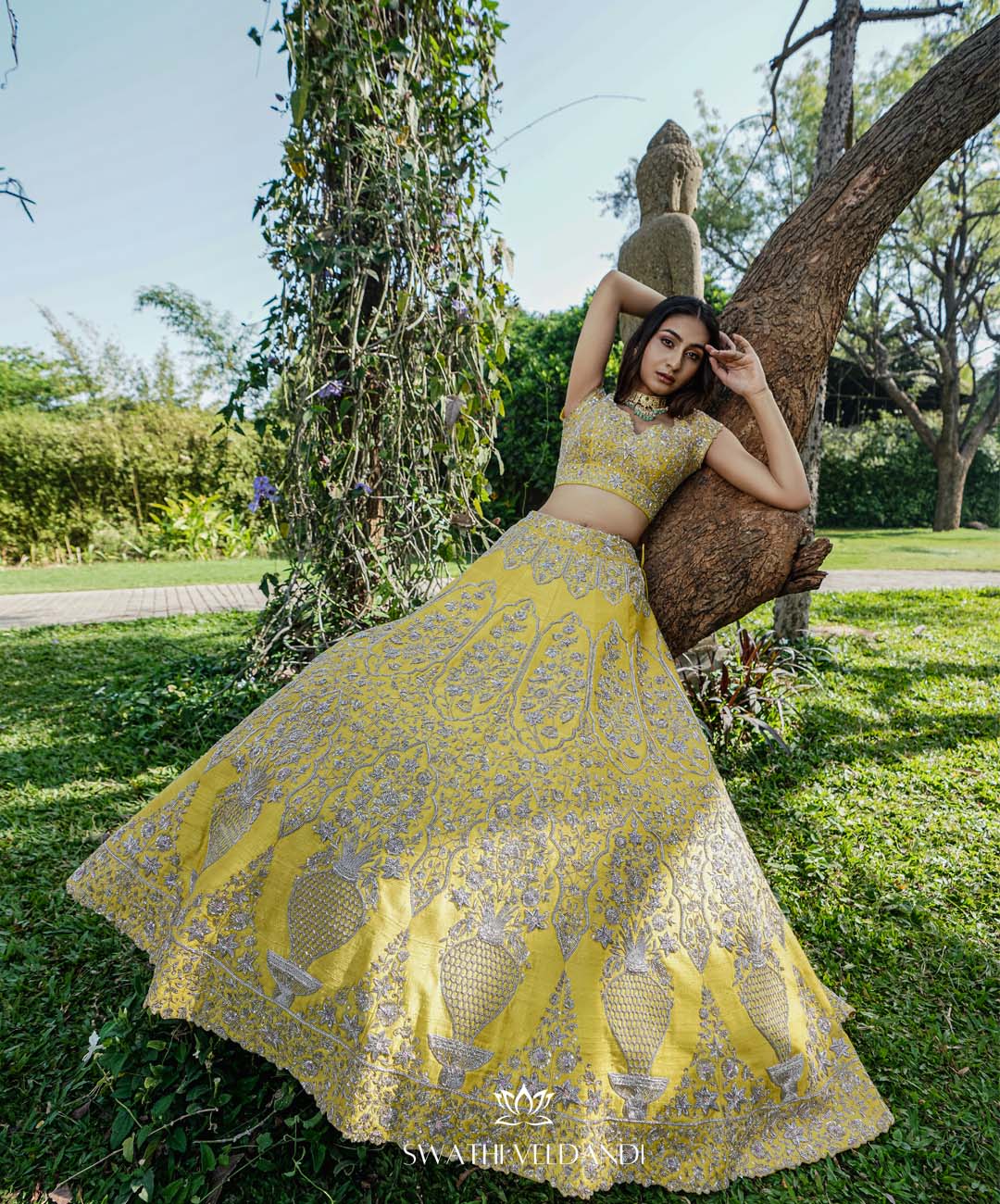 Inayat Yellow Lehenga set