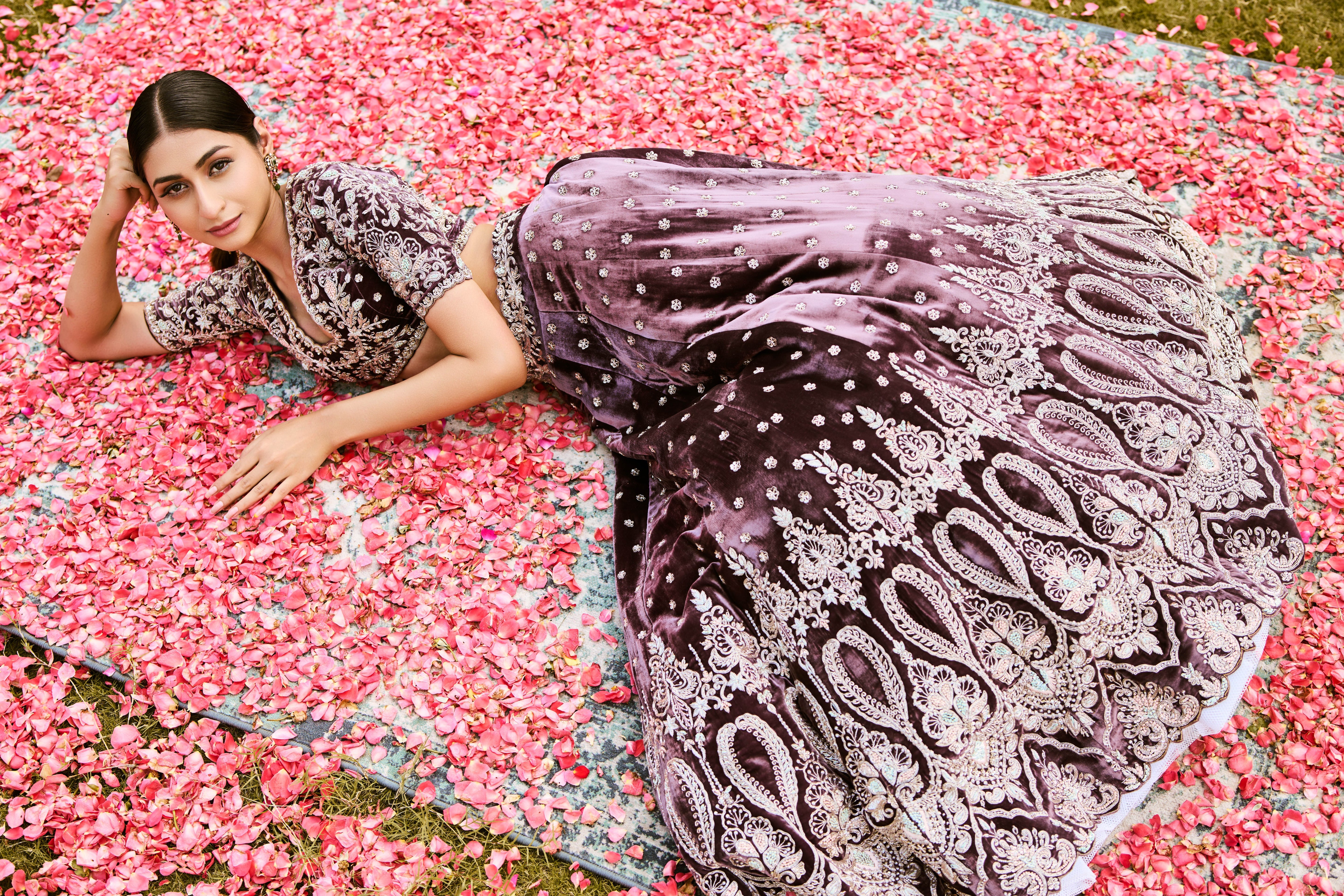 Vows of Velvet Lehenga Set1