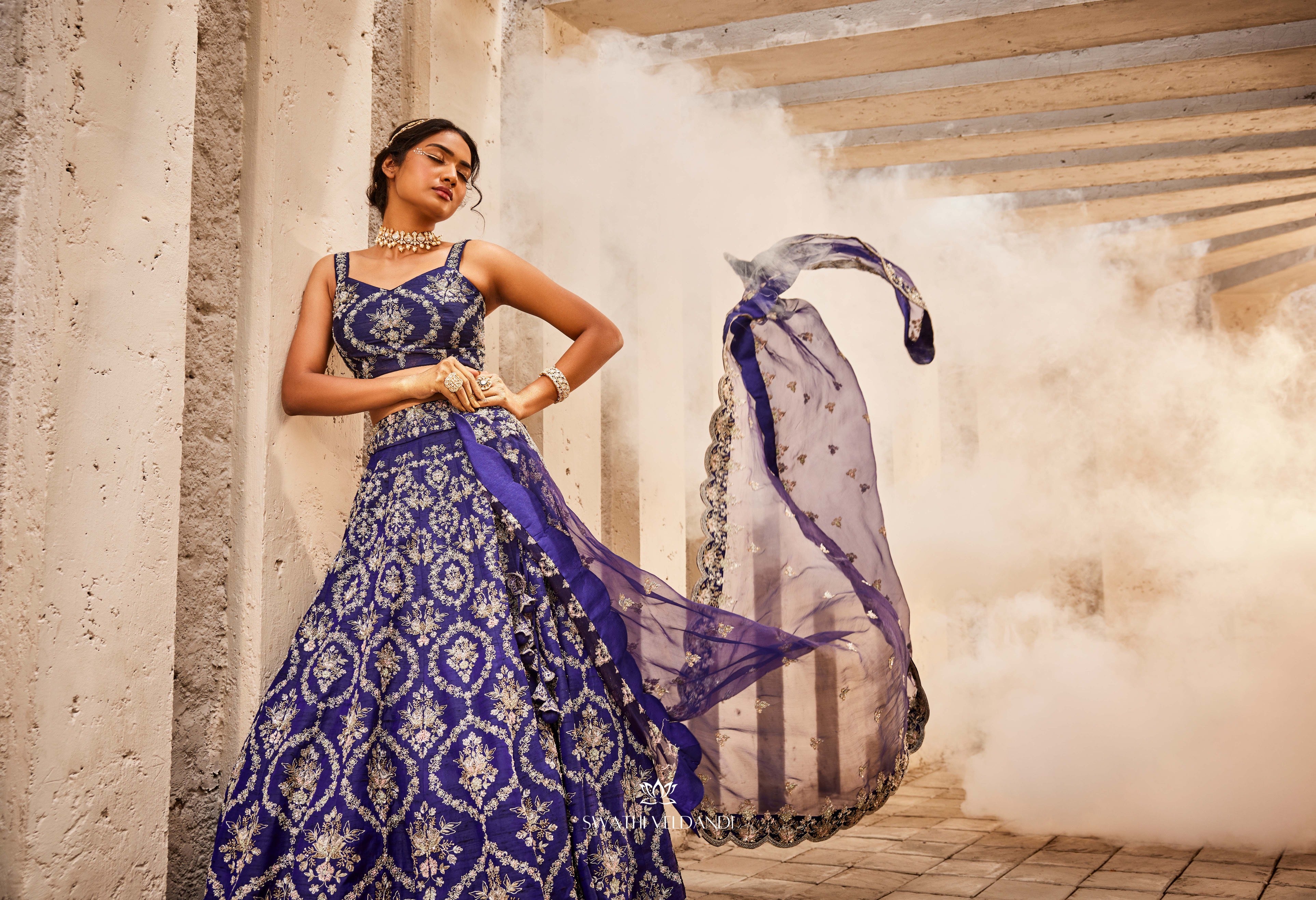 Sapphire Skies Lehenga Set