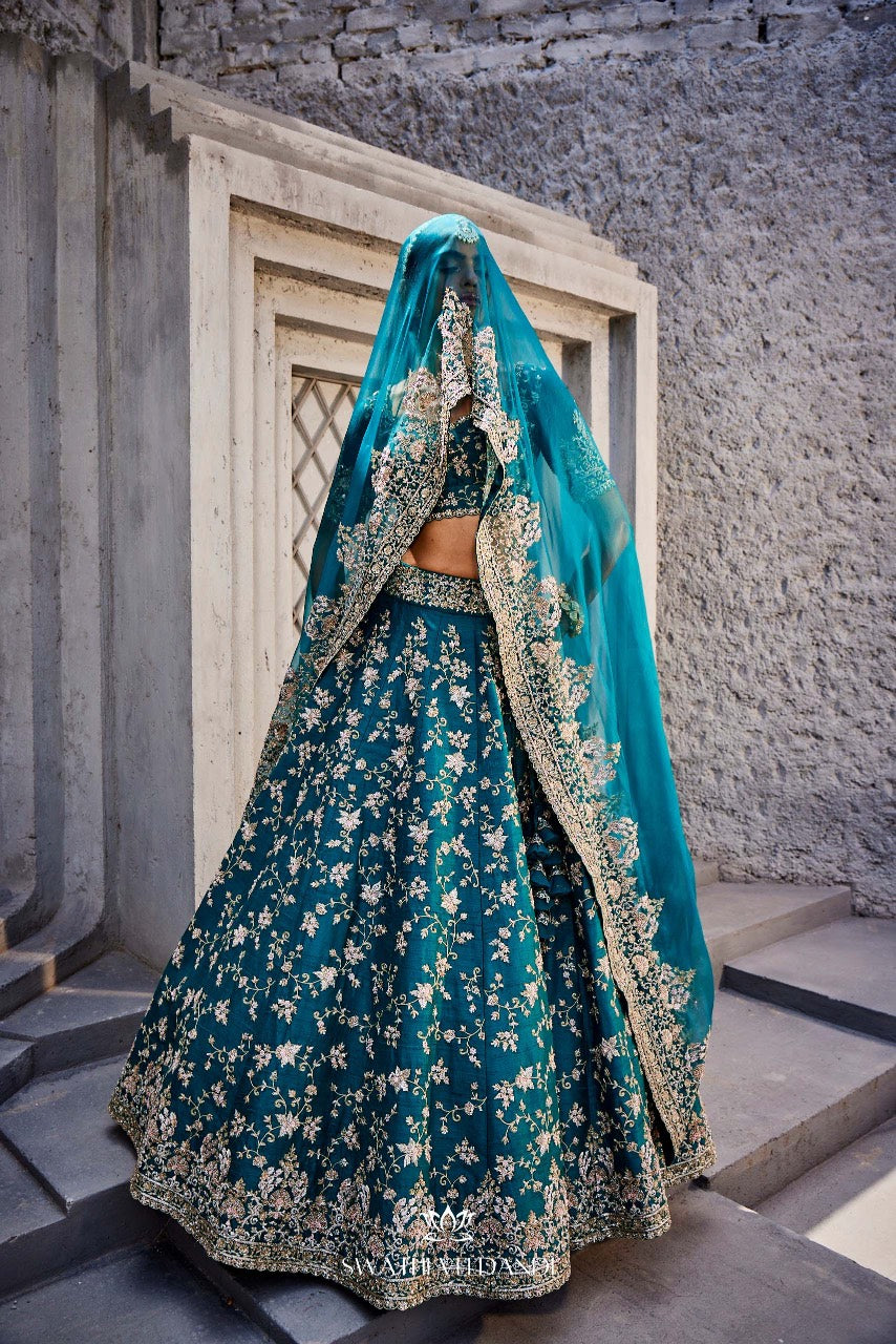 Aqua Arora Lehenga Set