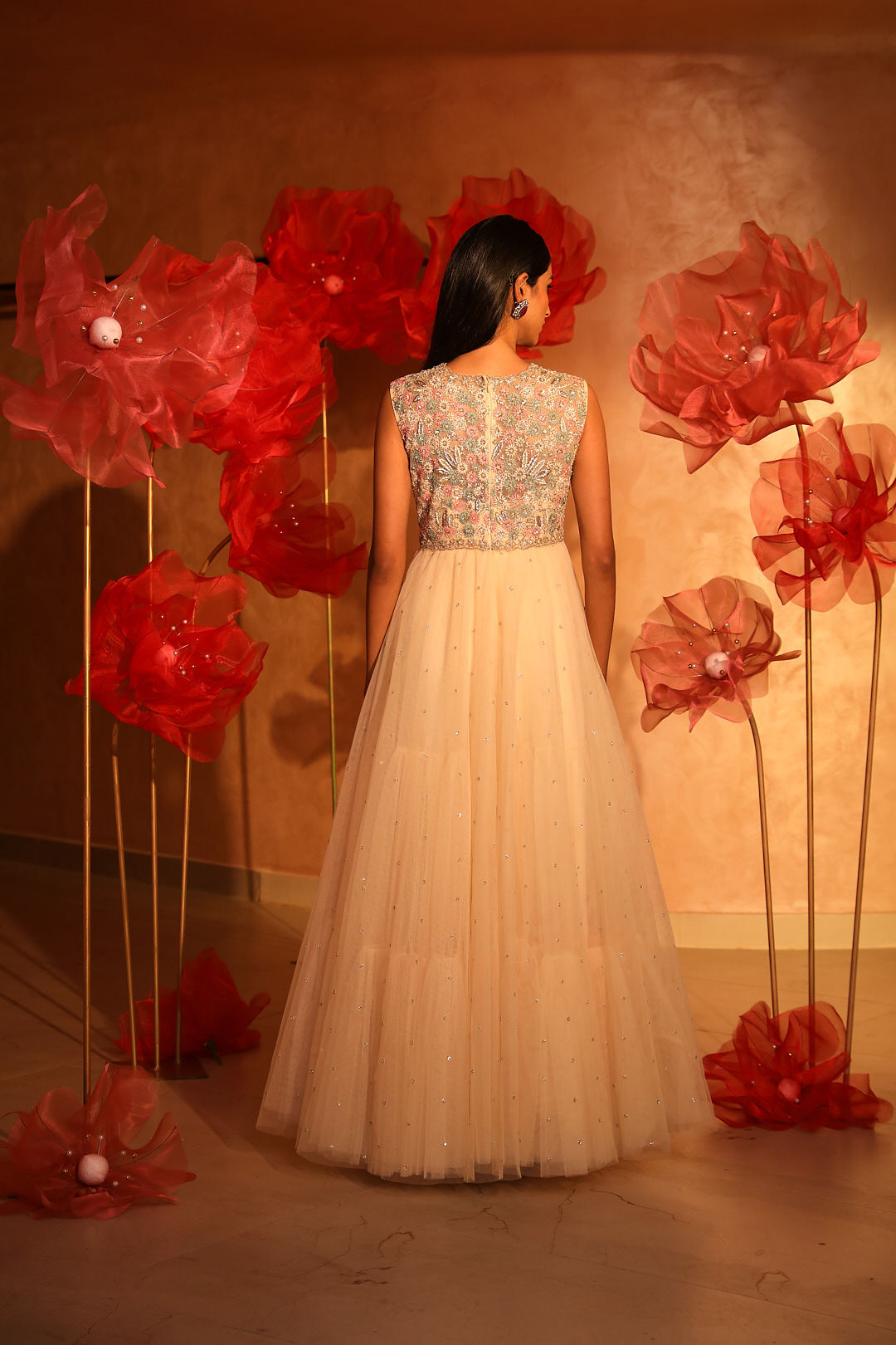 Haute Ivory Embroided Gown1