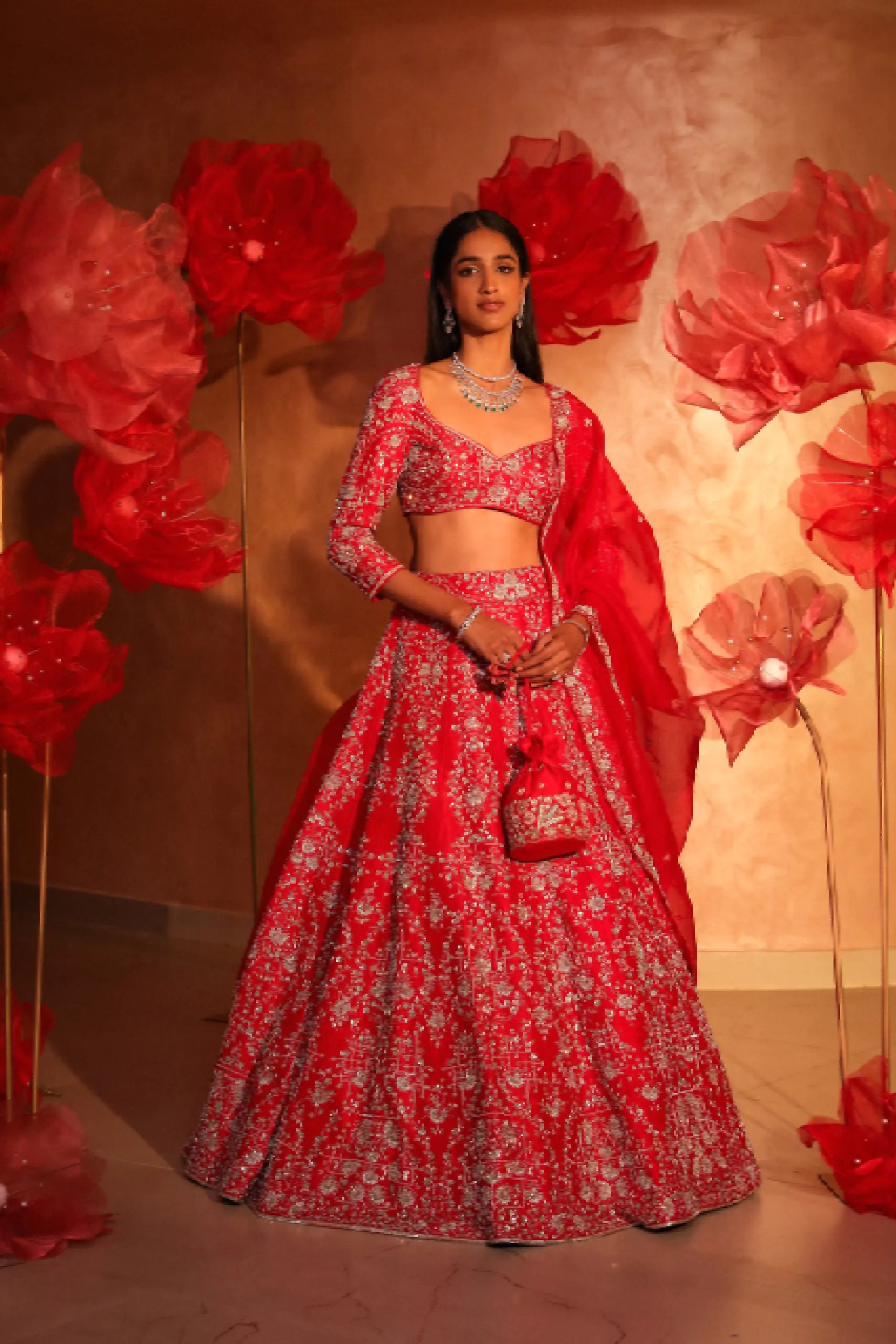 Royal Red Bridal Lehenga Set
