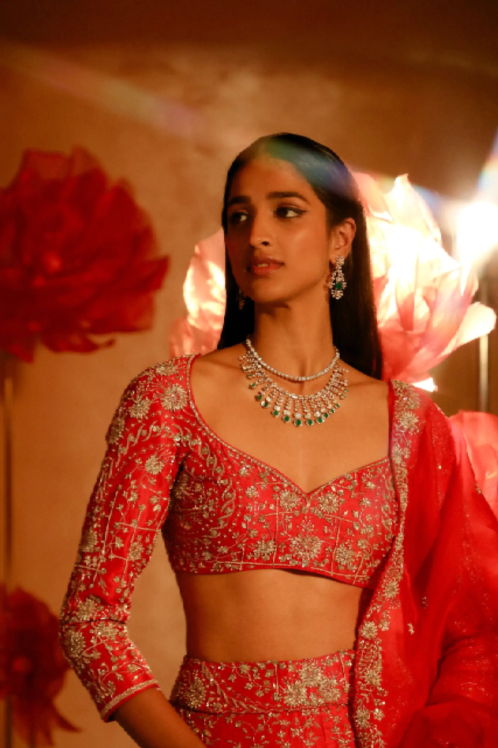 Royal Red Bridal Lehenga Set