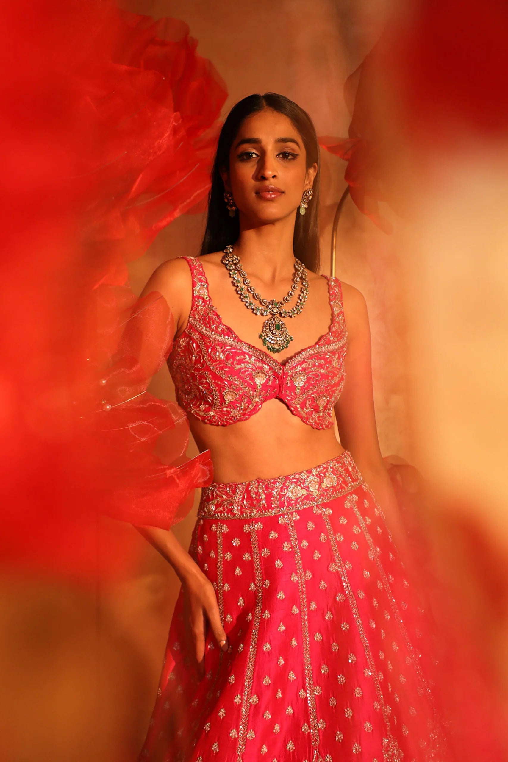 Princess Pink Bridal Lehenga