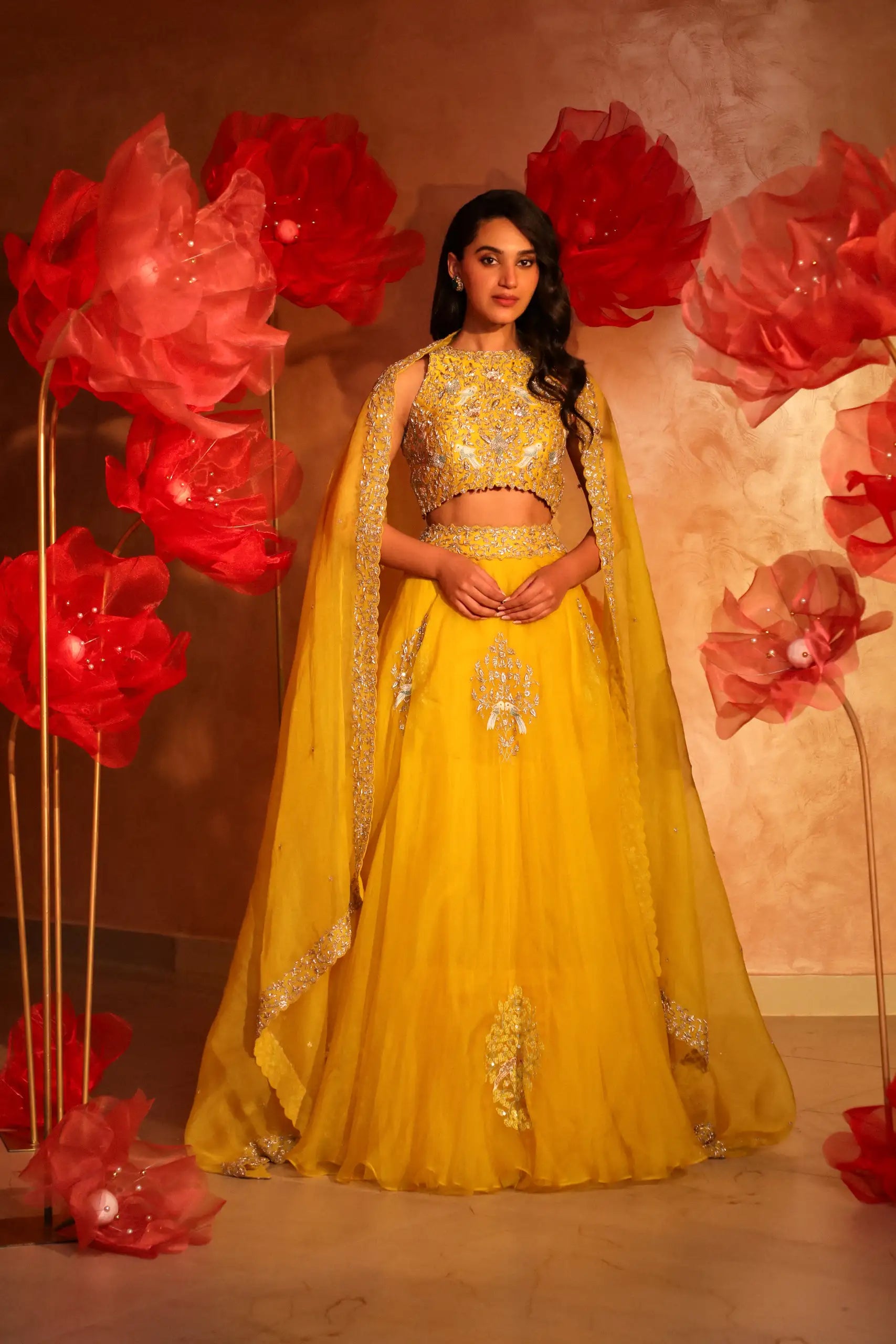 Enchanting Yellow Lehenga Set1