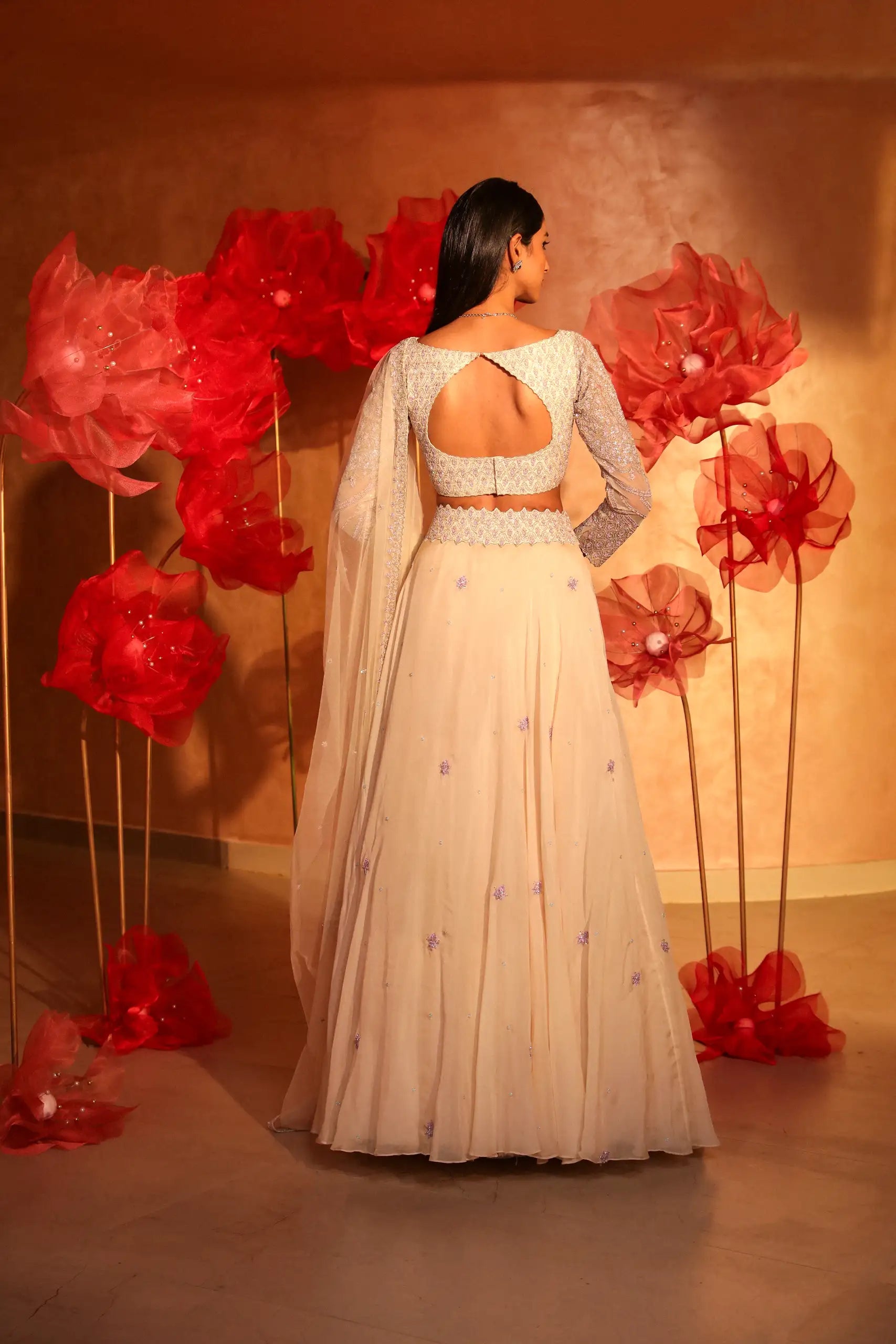 Alluring Ivory Lehenga Set 1