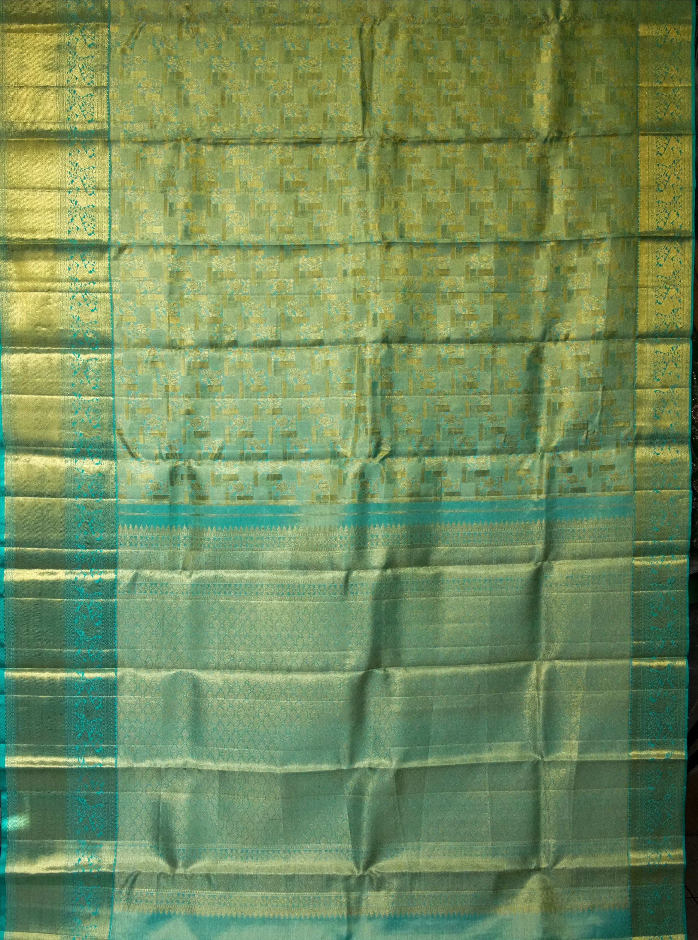 Velona Blue Kanchi Saree