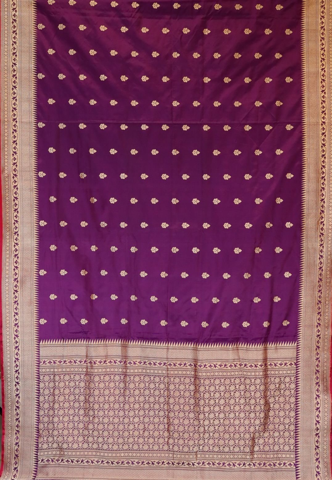 Tara Purple Banras saree