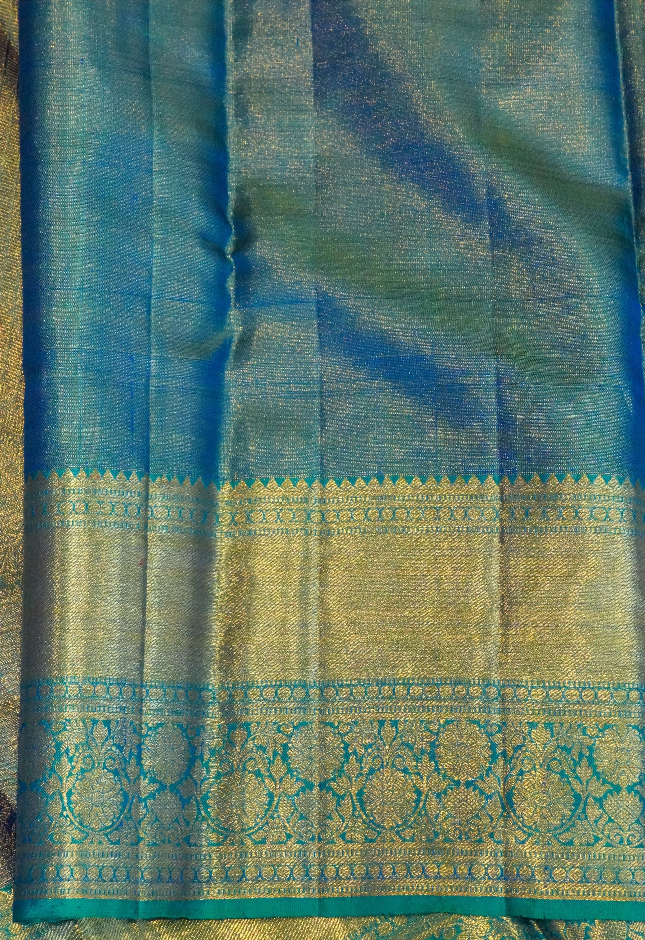 Mayura Blue Kanchi Saree