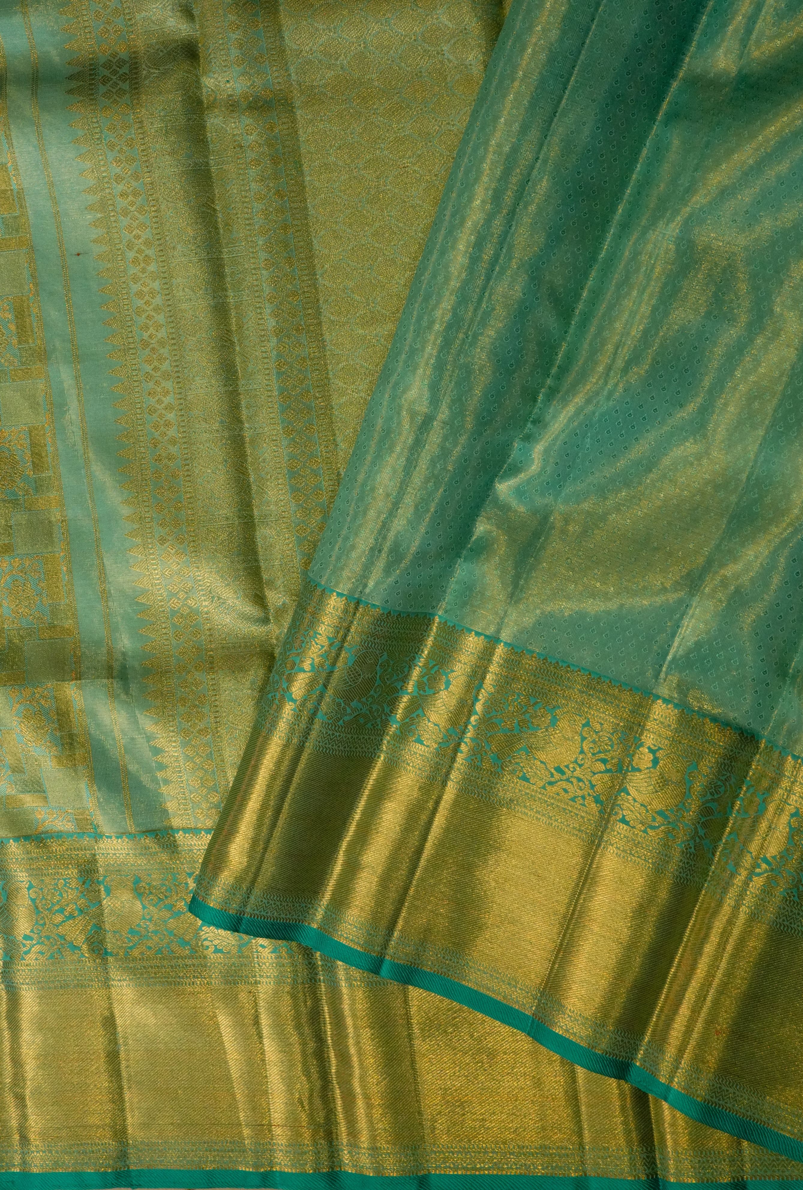 Velona Blue Kanchi Saree
