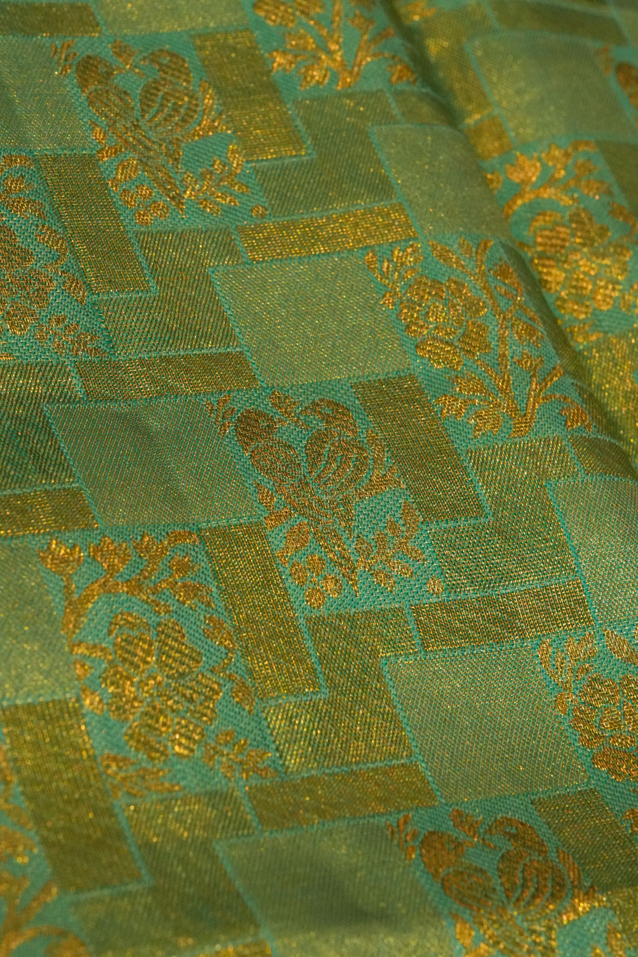 Velona Blue Kanchi Saree