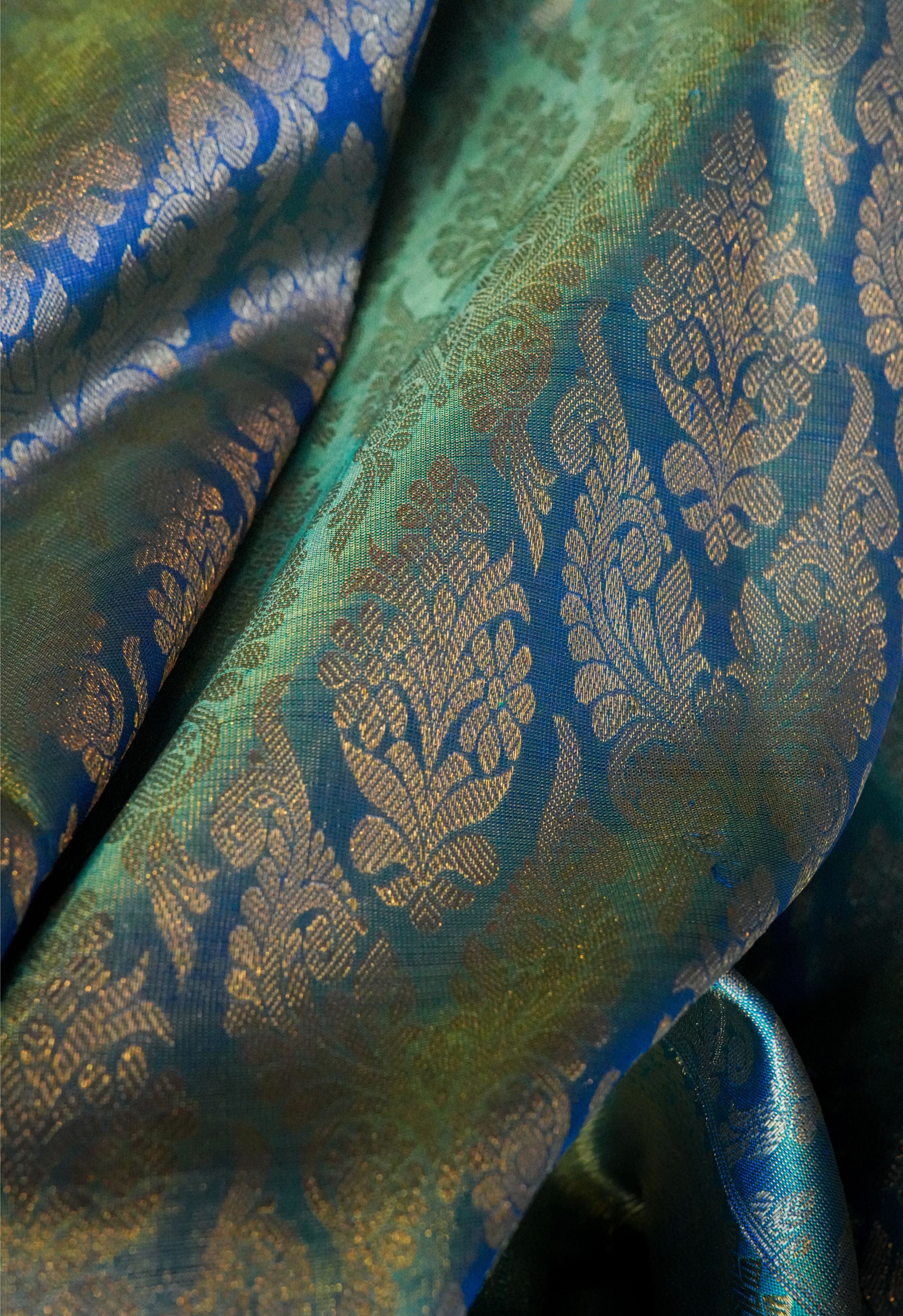 Mayura Blue Kanchi Saree