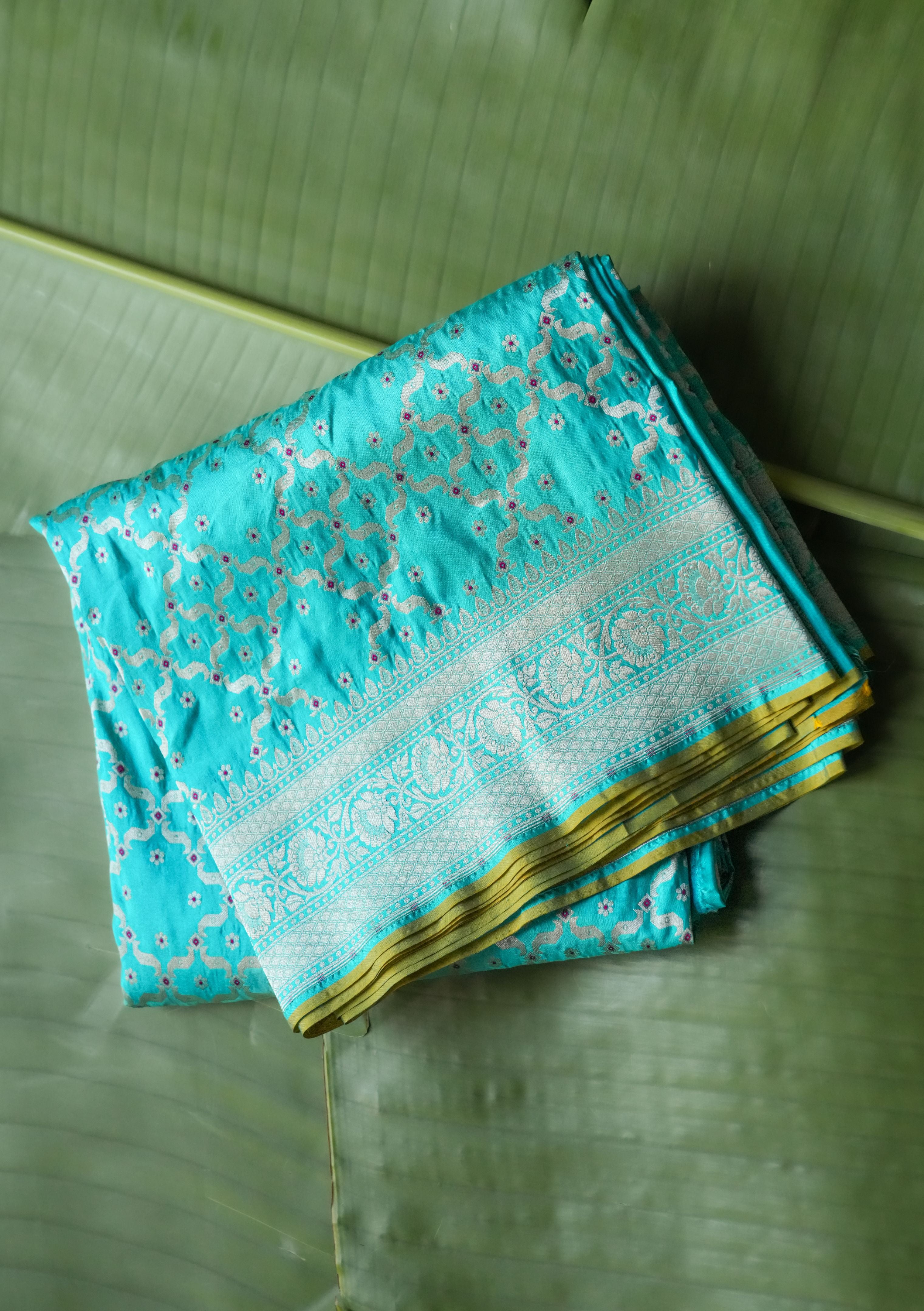 Nila Blue Banaras Saree