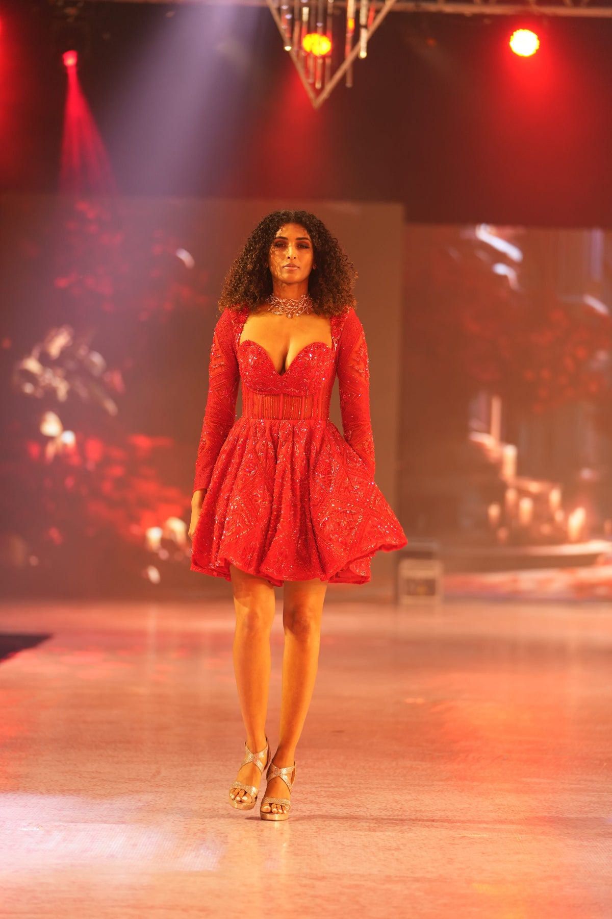 Adhira Scarlet Frock