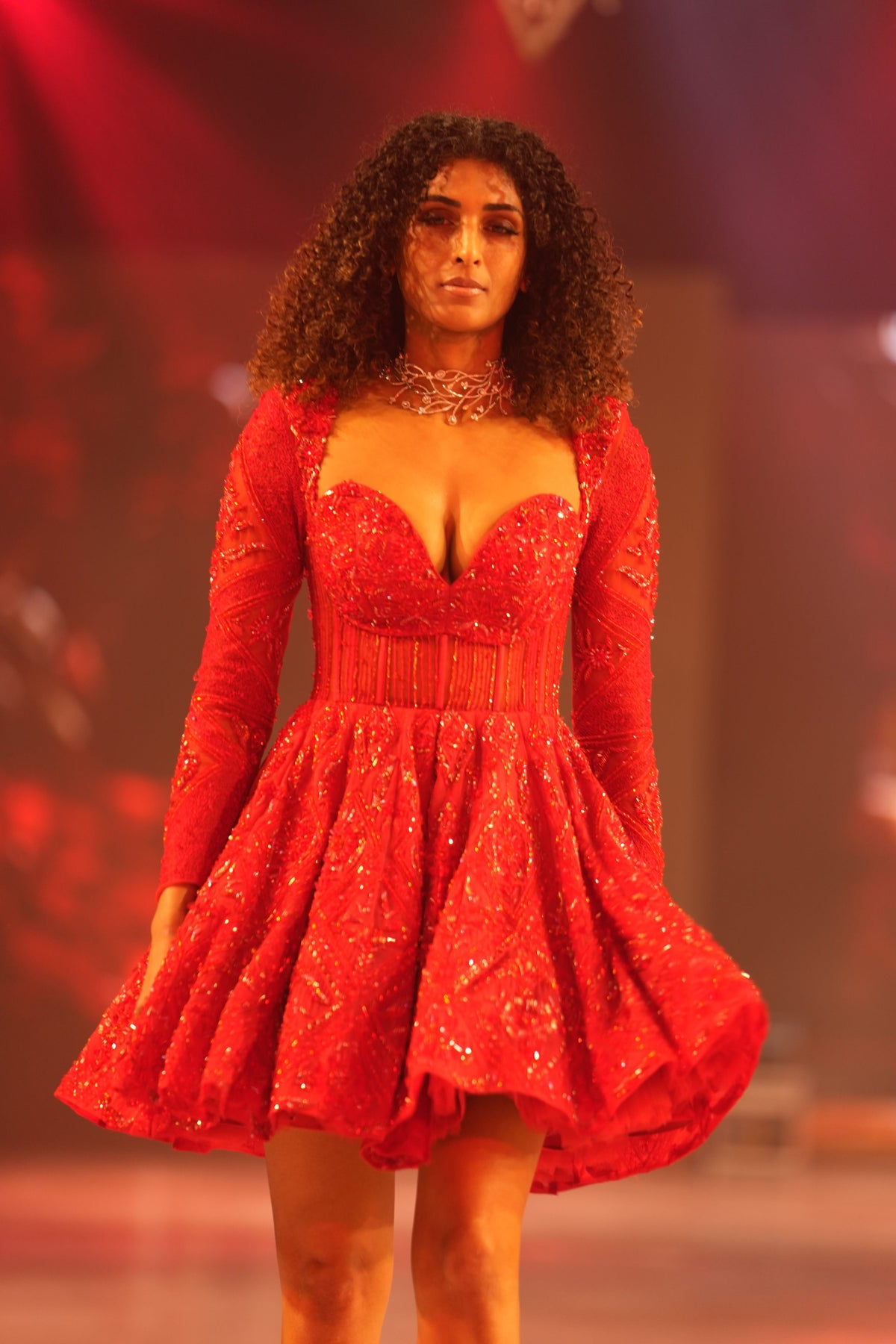 Adhira Scarlet Frock