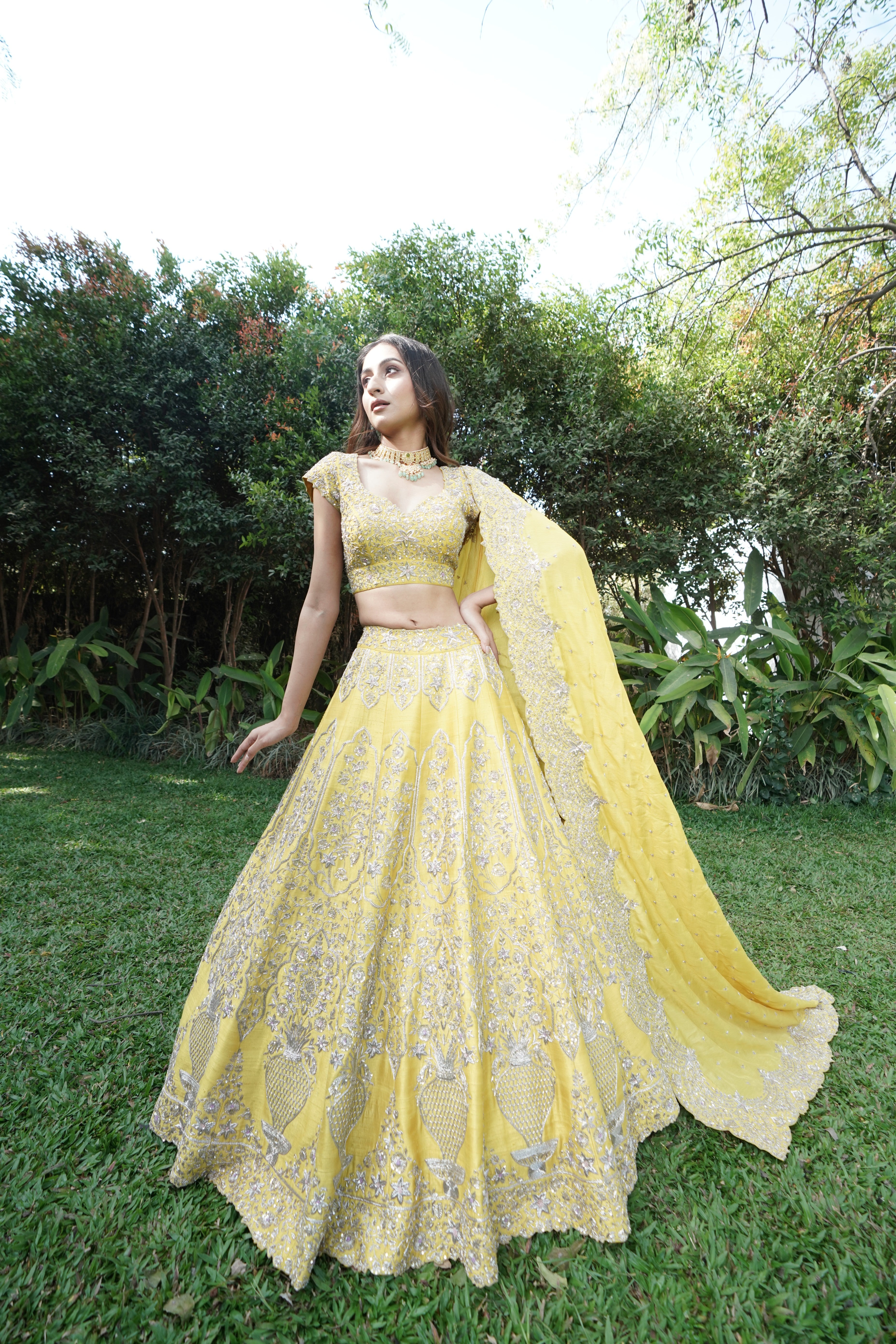Inayat Yellow Lehenga set
