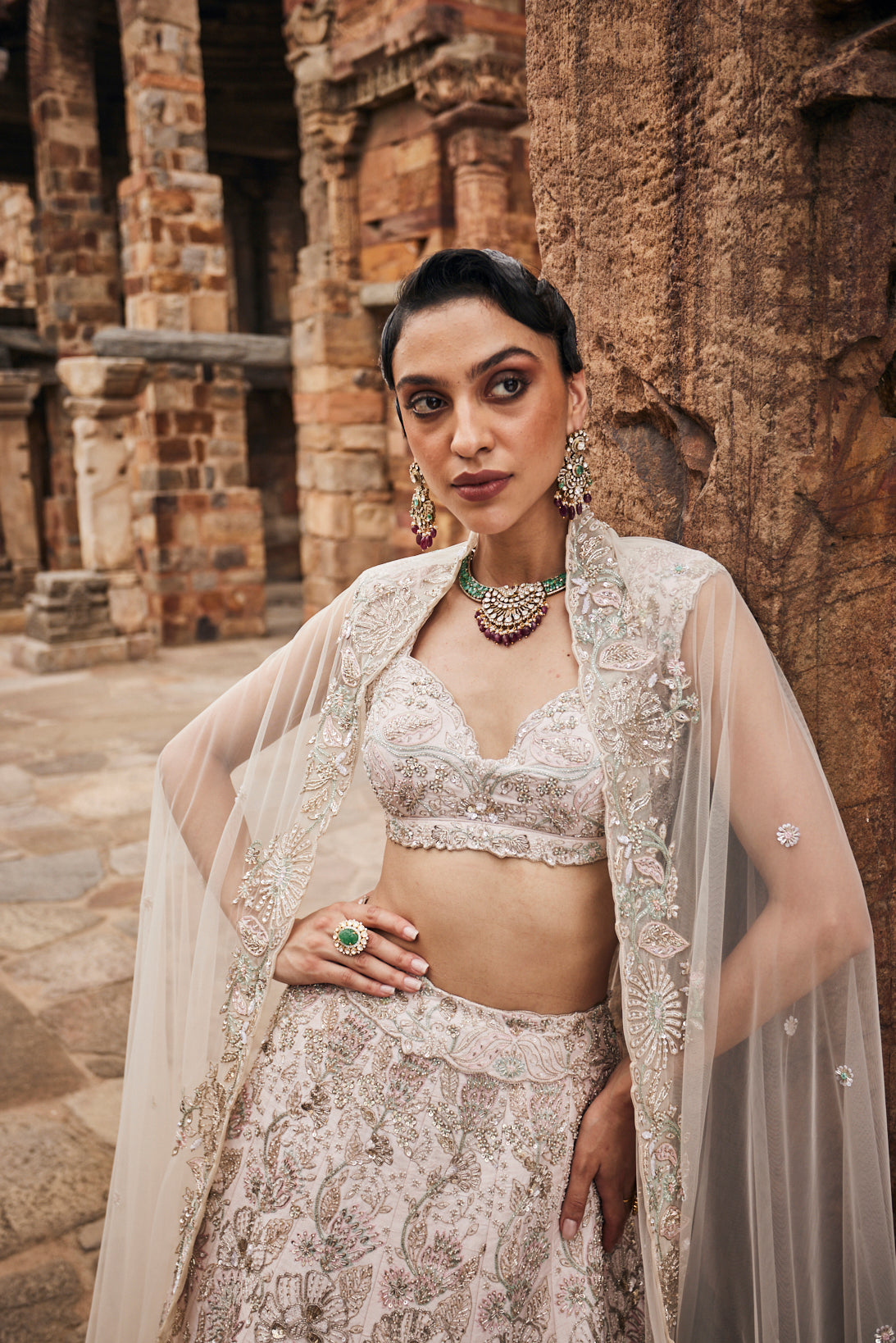 Frost Bridal lehenga set