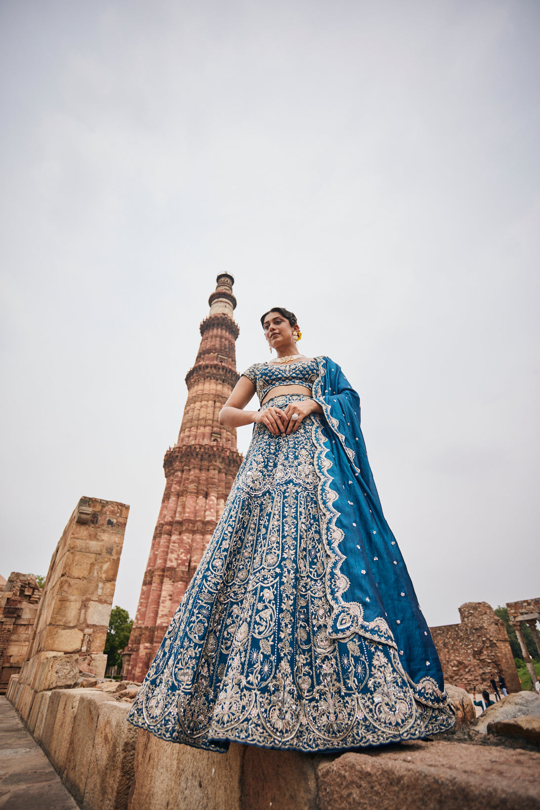 Azurine bridal lehenga set