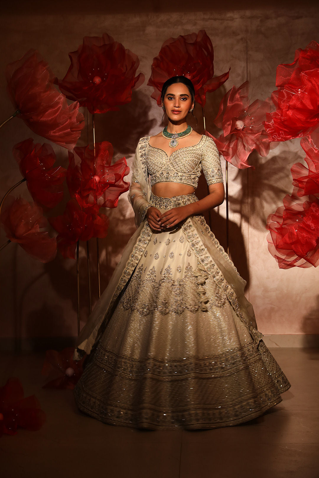 Charming Ivory Lehenga Set
