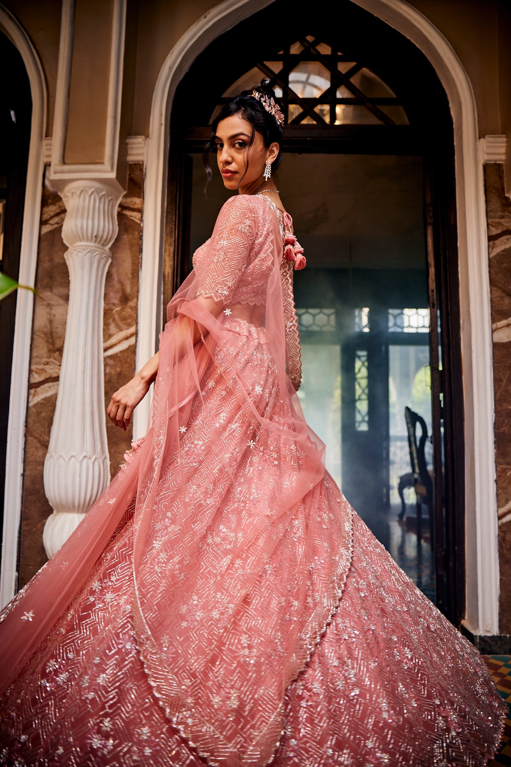 Dike Lehenga Set
