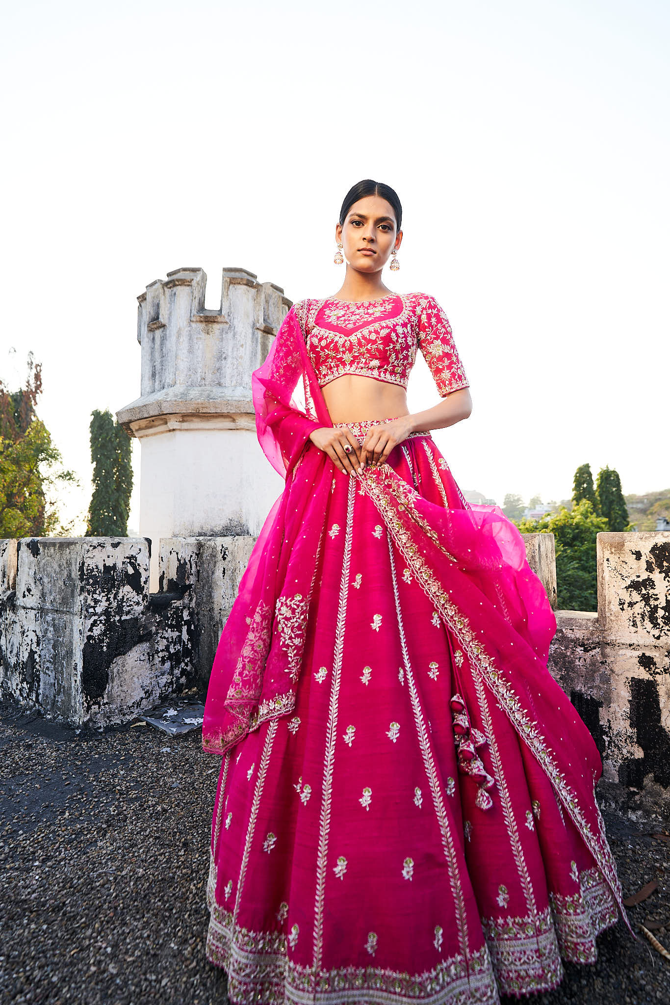 Shahzadi Rani pink lehenga set