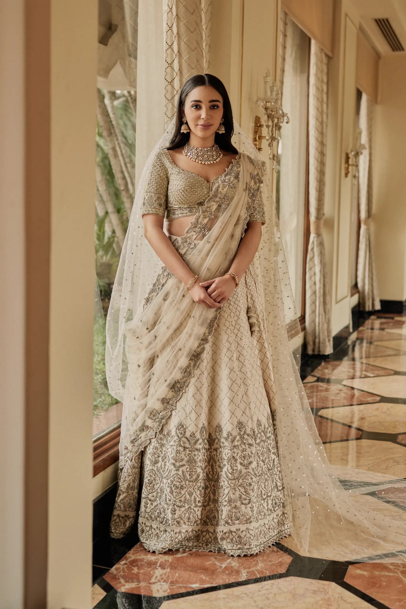 Charming Ivory Lehenga Set